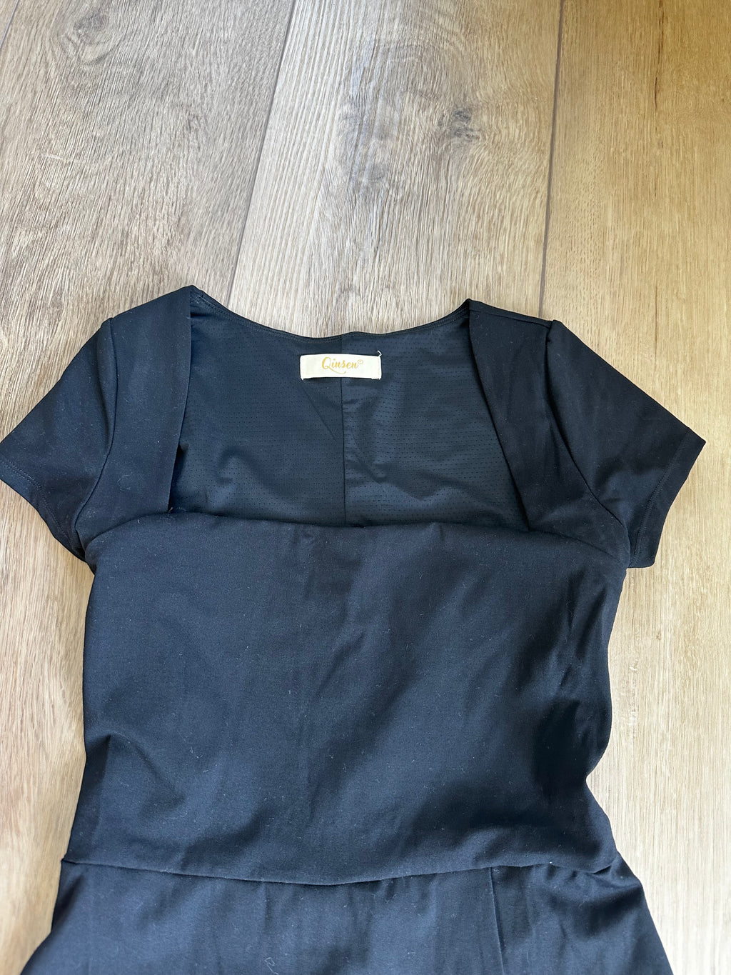 Black Romper Dress (Size S/M