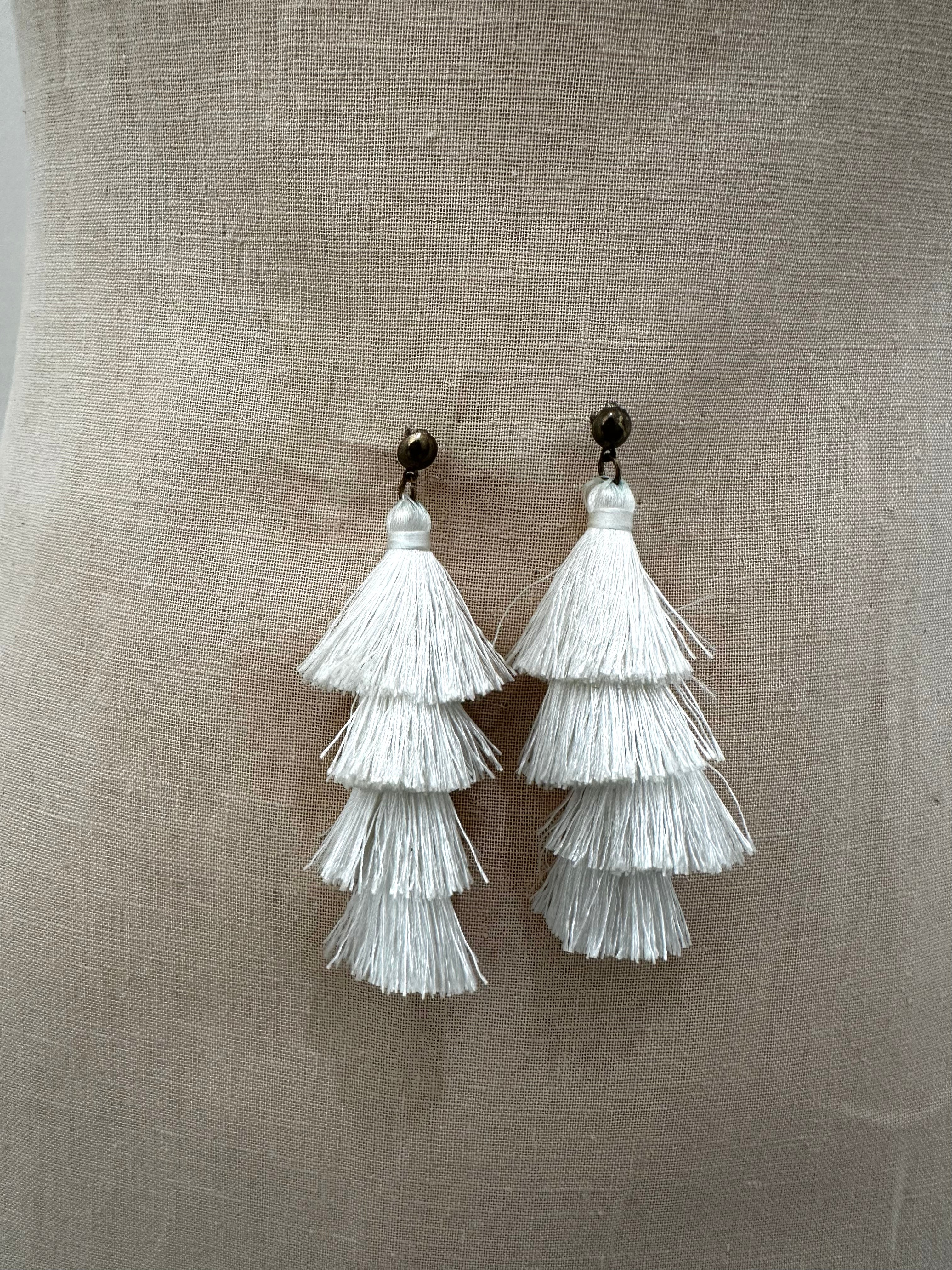White Earrings