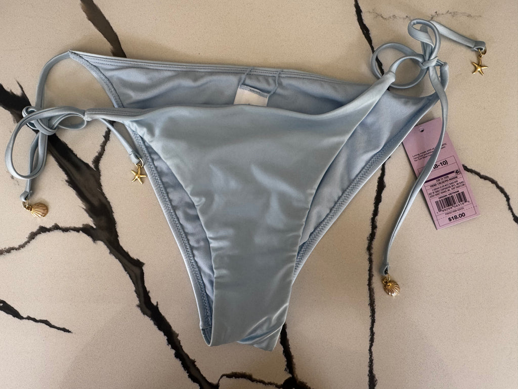Baby Blue Bikini Bottoms (Size: M)
