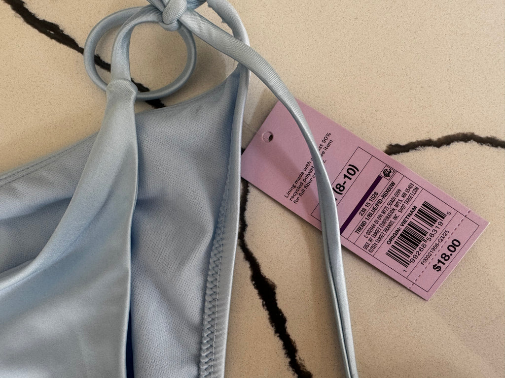 Baby Blue Bikini Bottoms (Size: M)