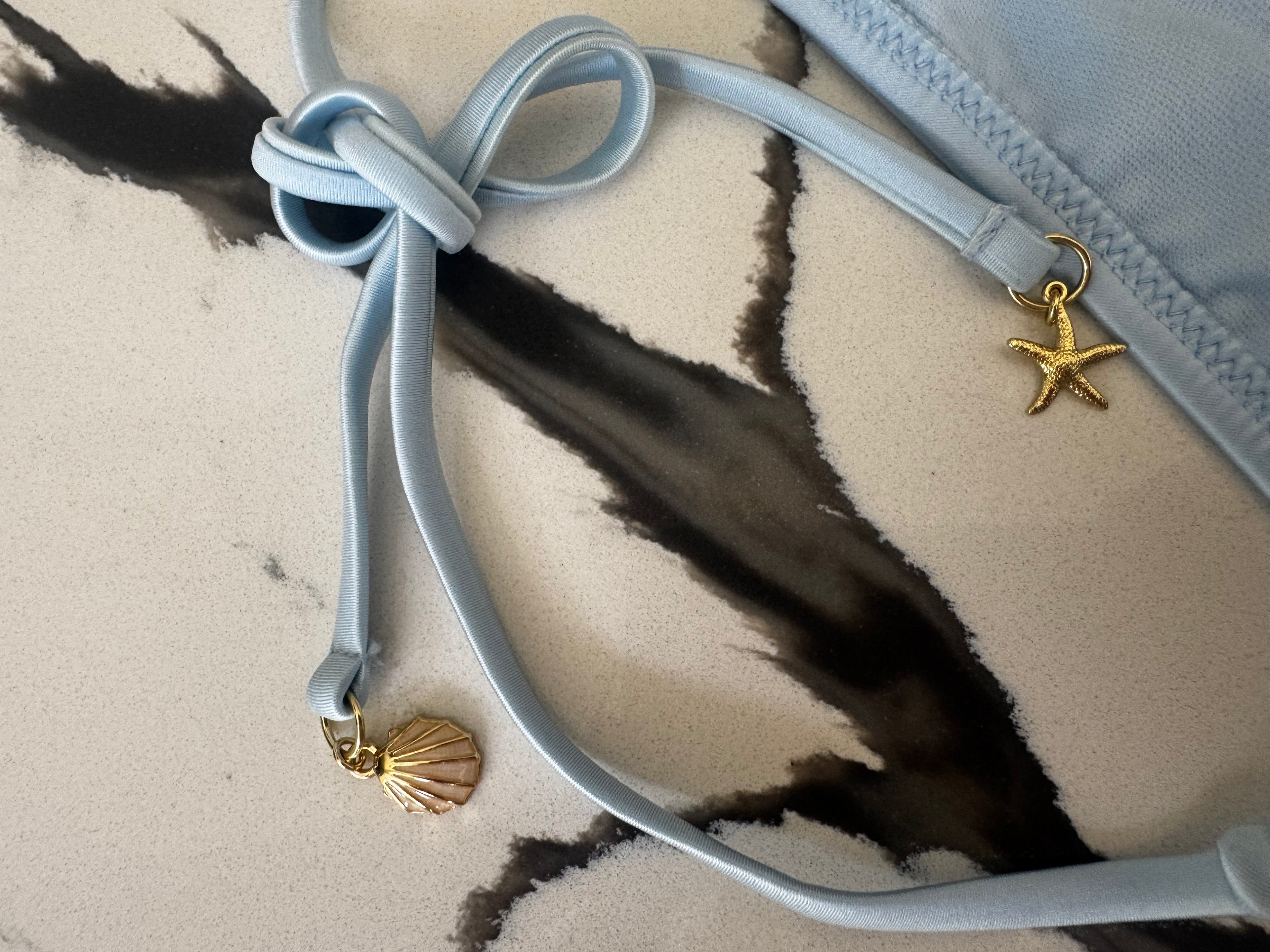 Baby Blue Bikini Bottoms (Size: M)