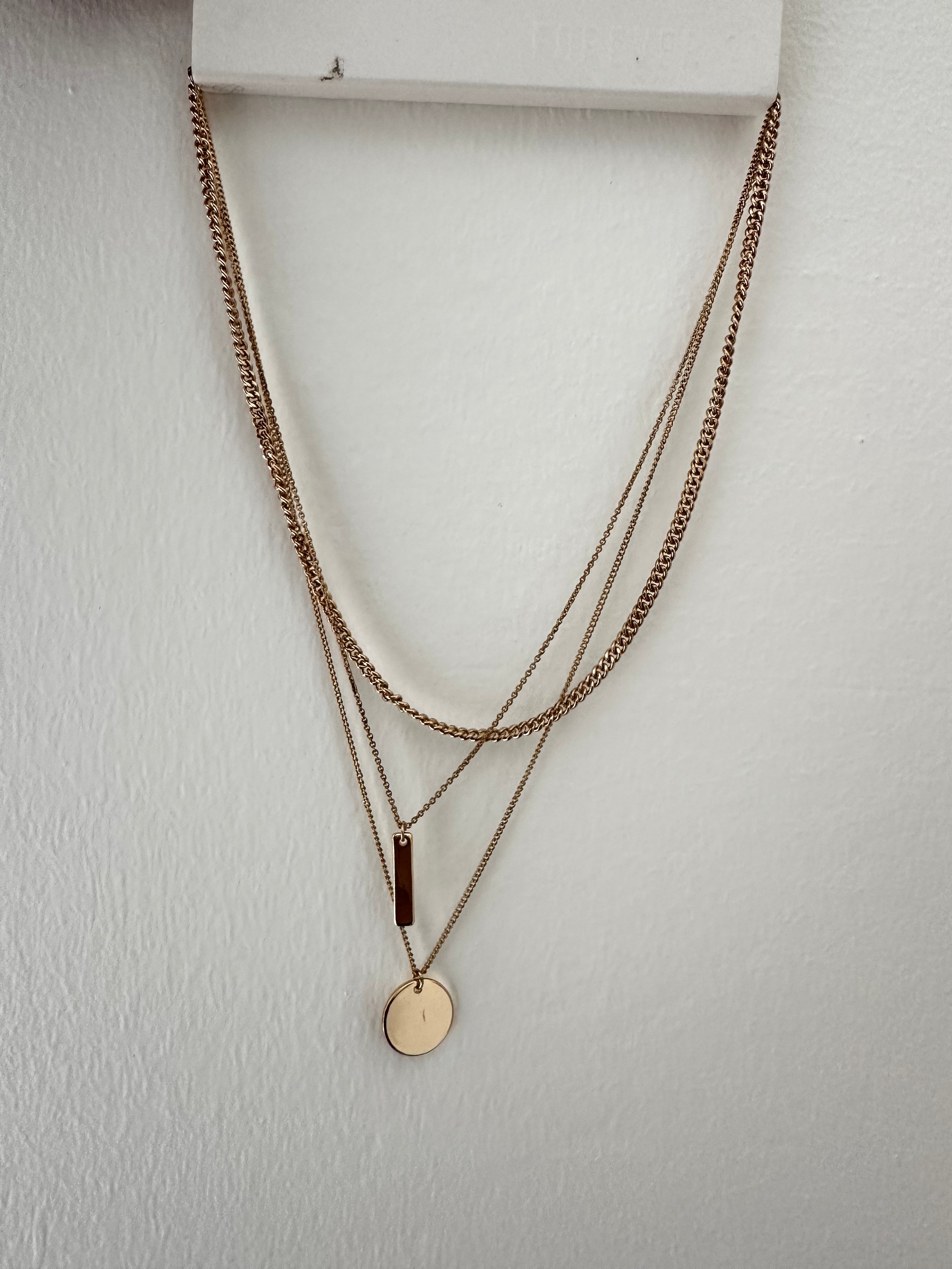 3 Layer Necklace New WIth Tag