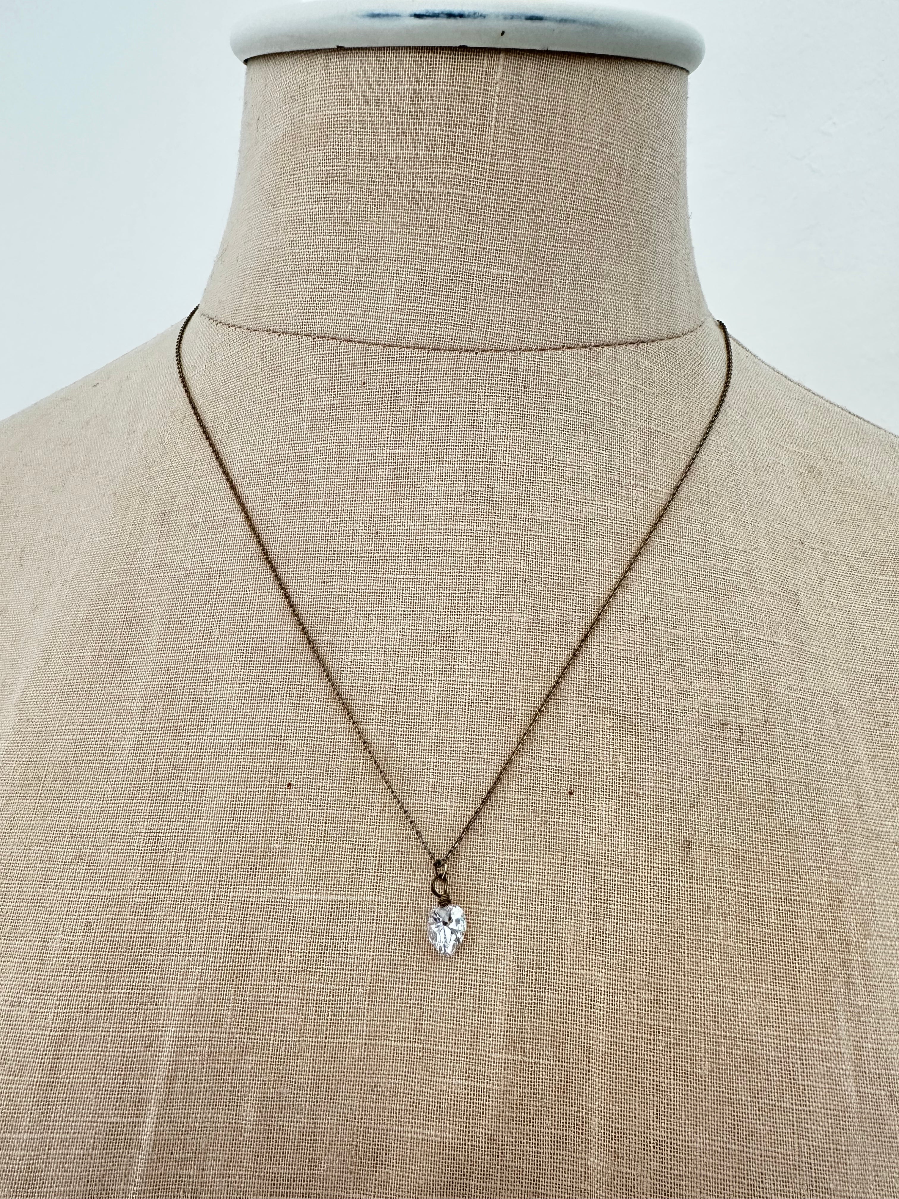 Necklace with Heart Jewel
