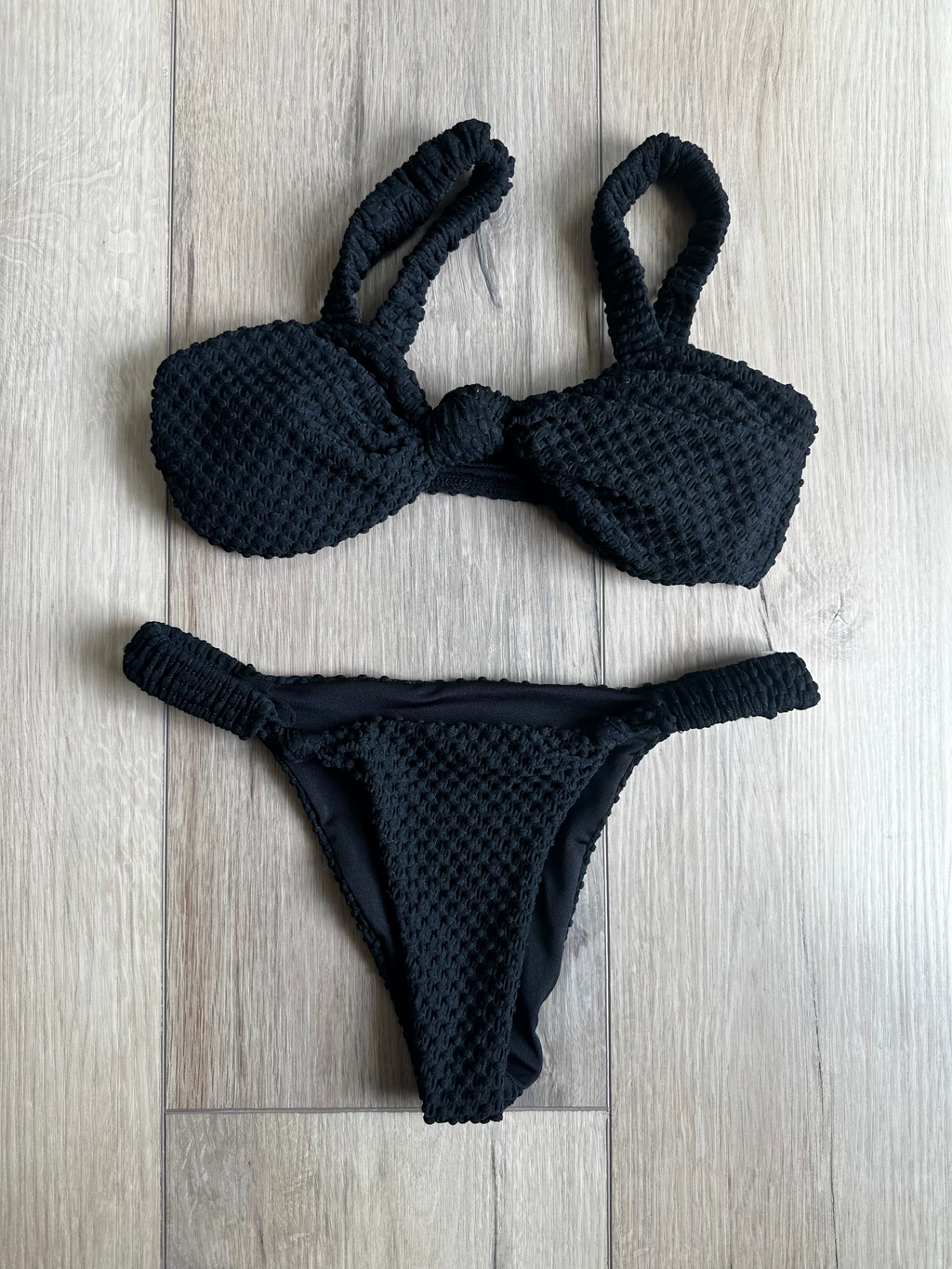 Black Bikini Set New (Size Medium)