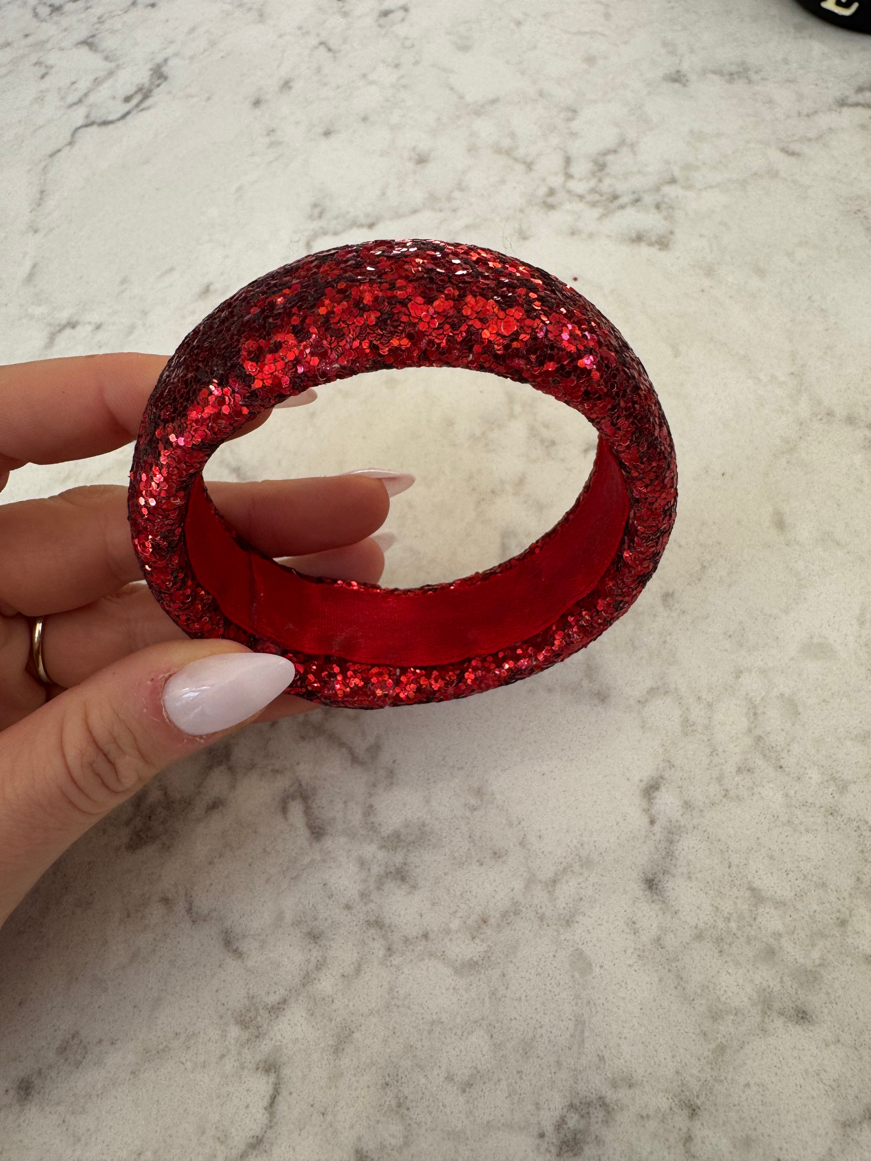 Red Sparkle Bangle