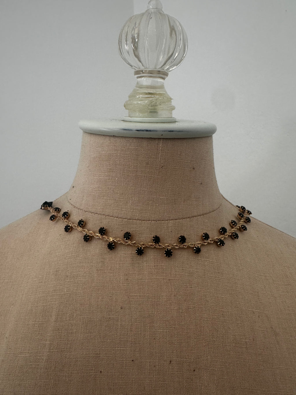 Black Tie Necklace
