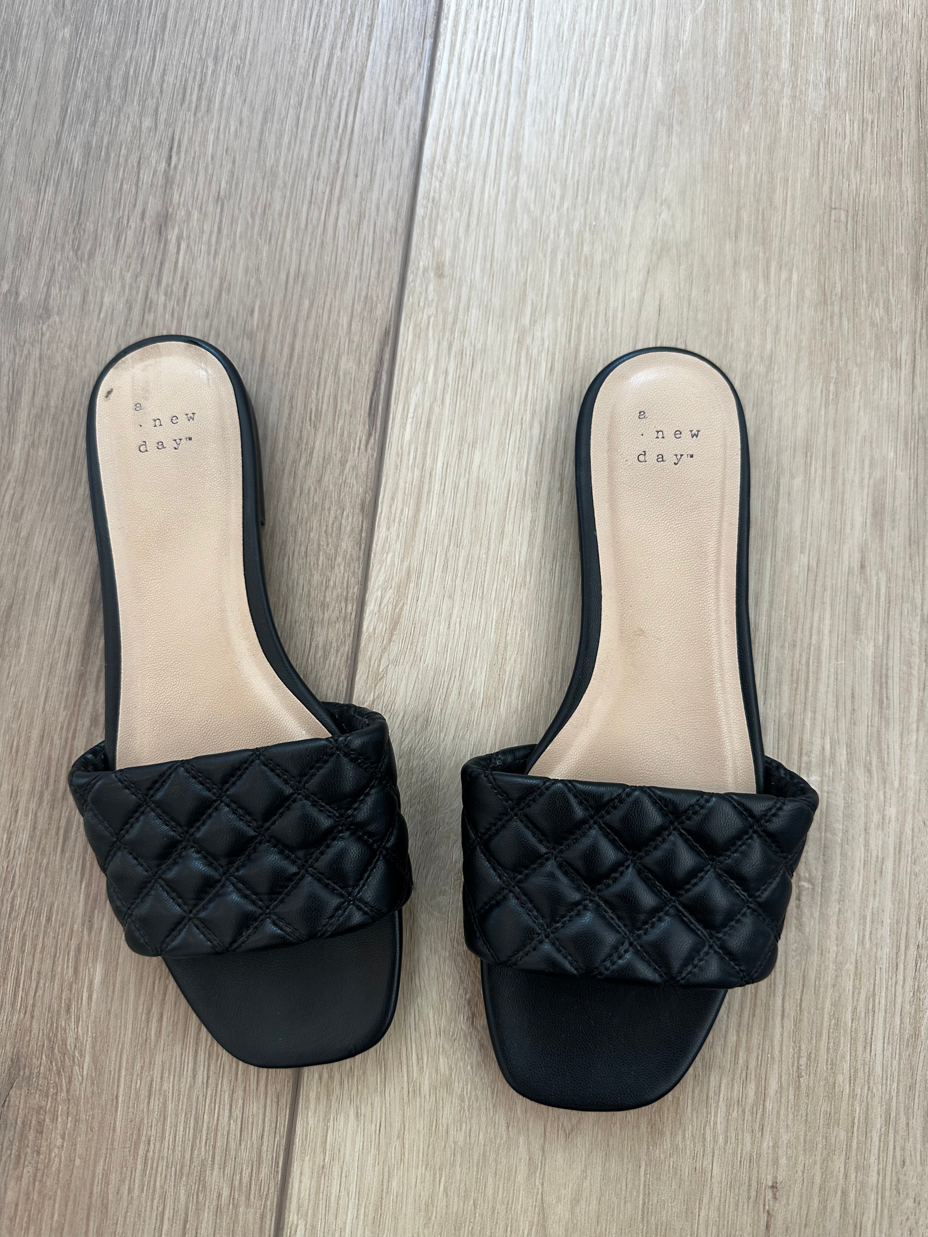 Black Sandals (Size 7.5)