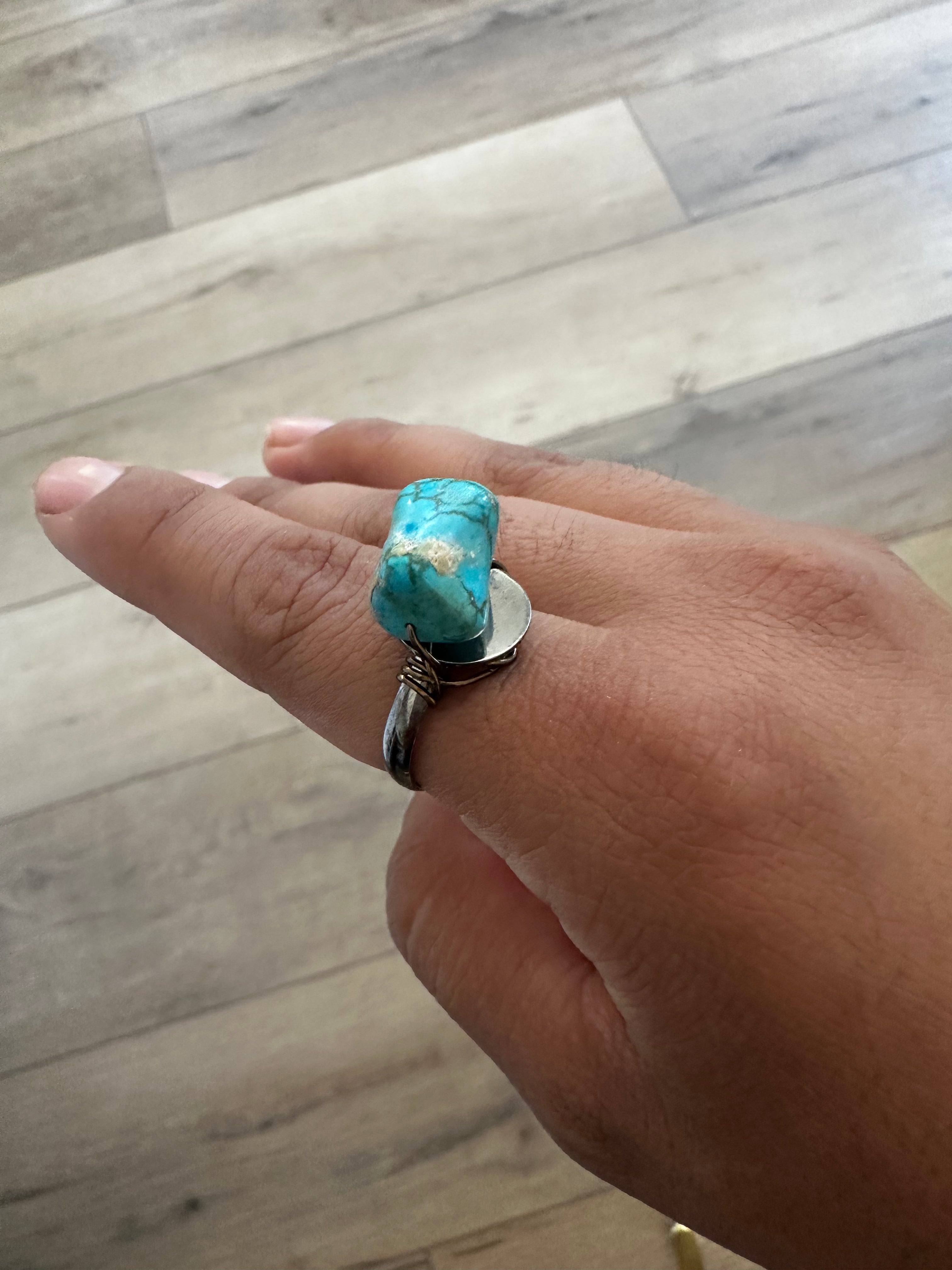 Turquoise Adjustable Ring