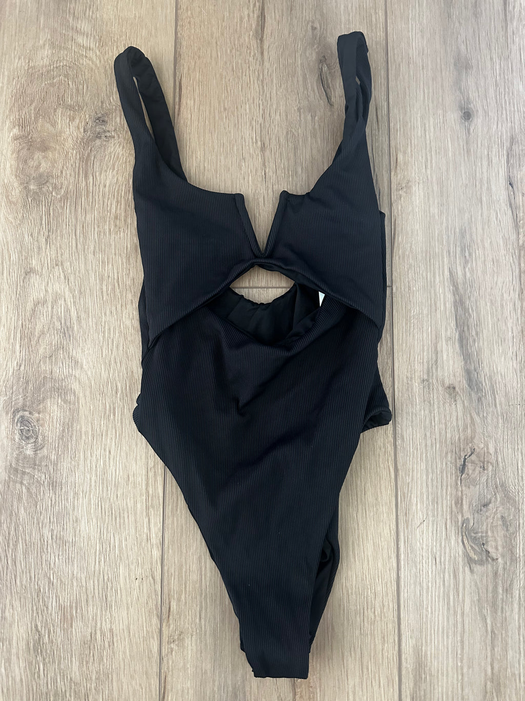 Black Bikini One Piece New With Tag (Size Large)