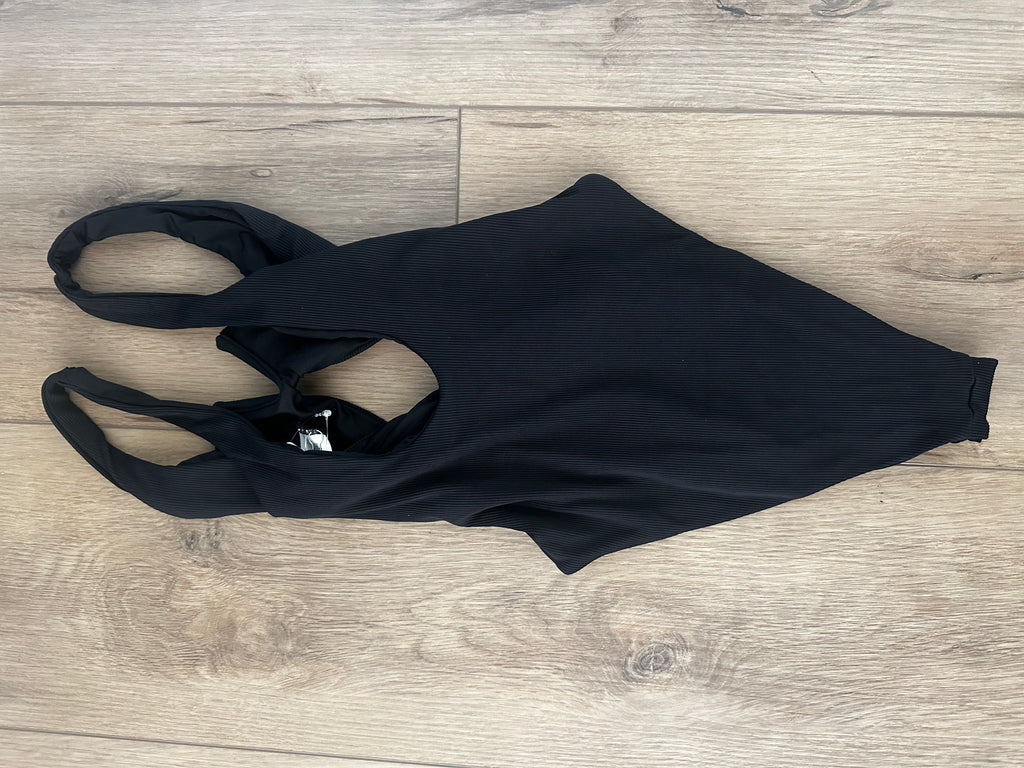 Black Bikini One Piece New With Tag (Size Large)