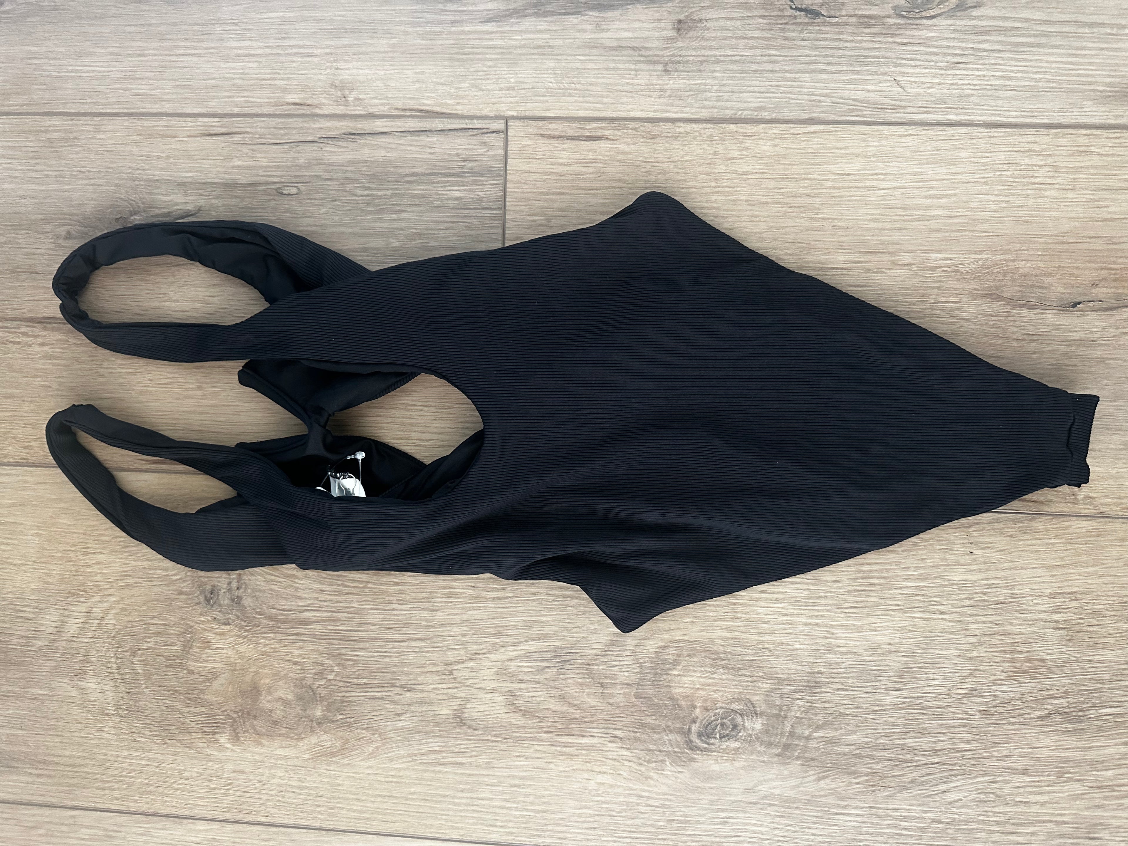 Black Bikini One Piece New With Tag (Size Large)