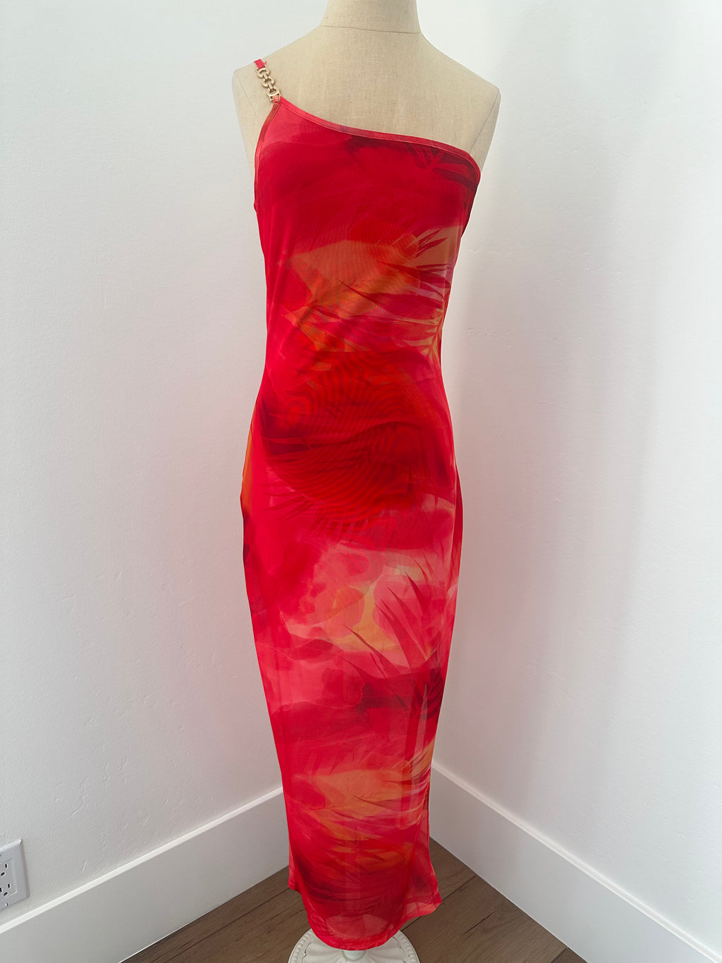 Pink Multicolor Dress (Size Small)