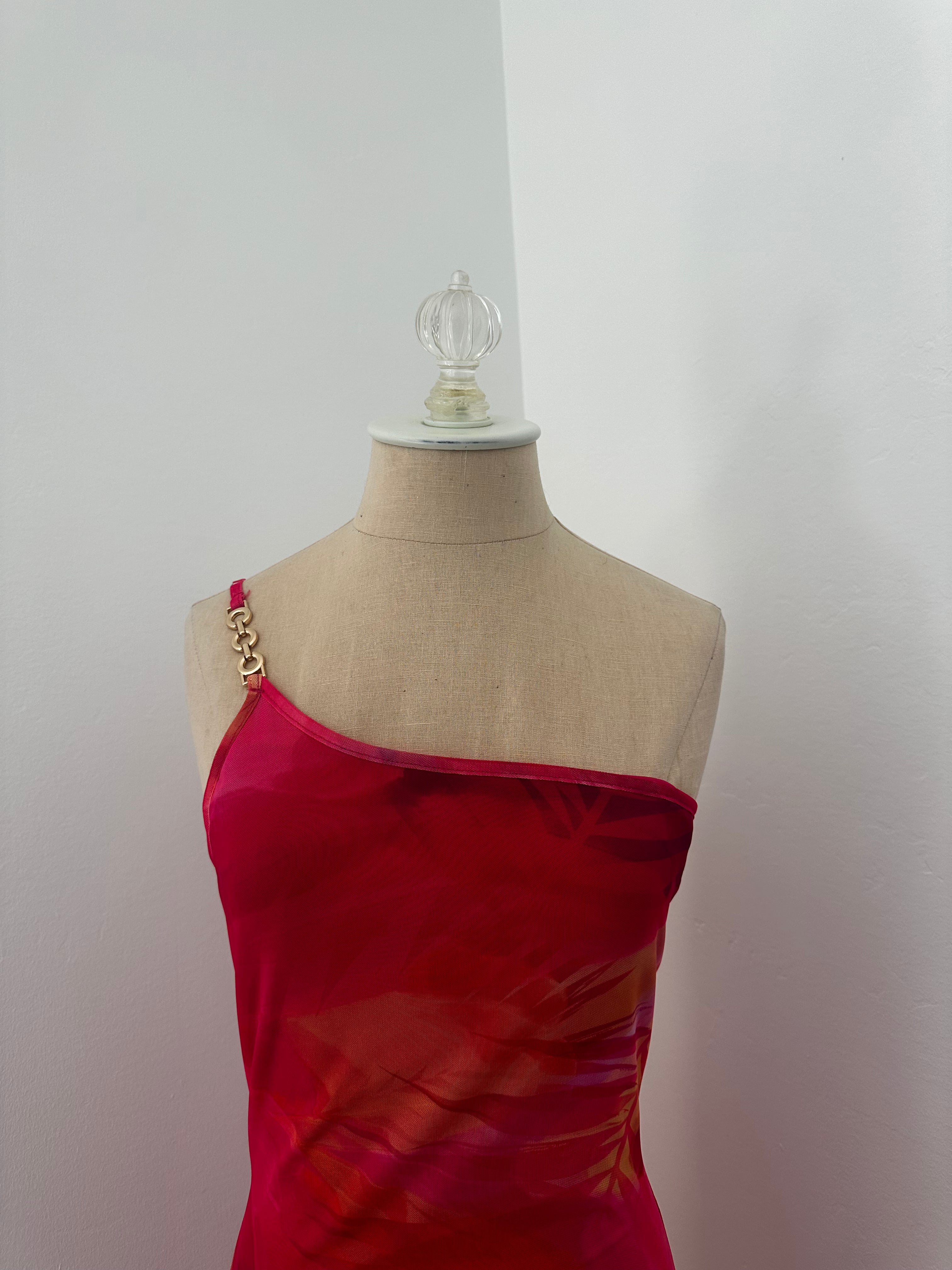 Pink Multicolor Dress (Size Small)