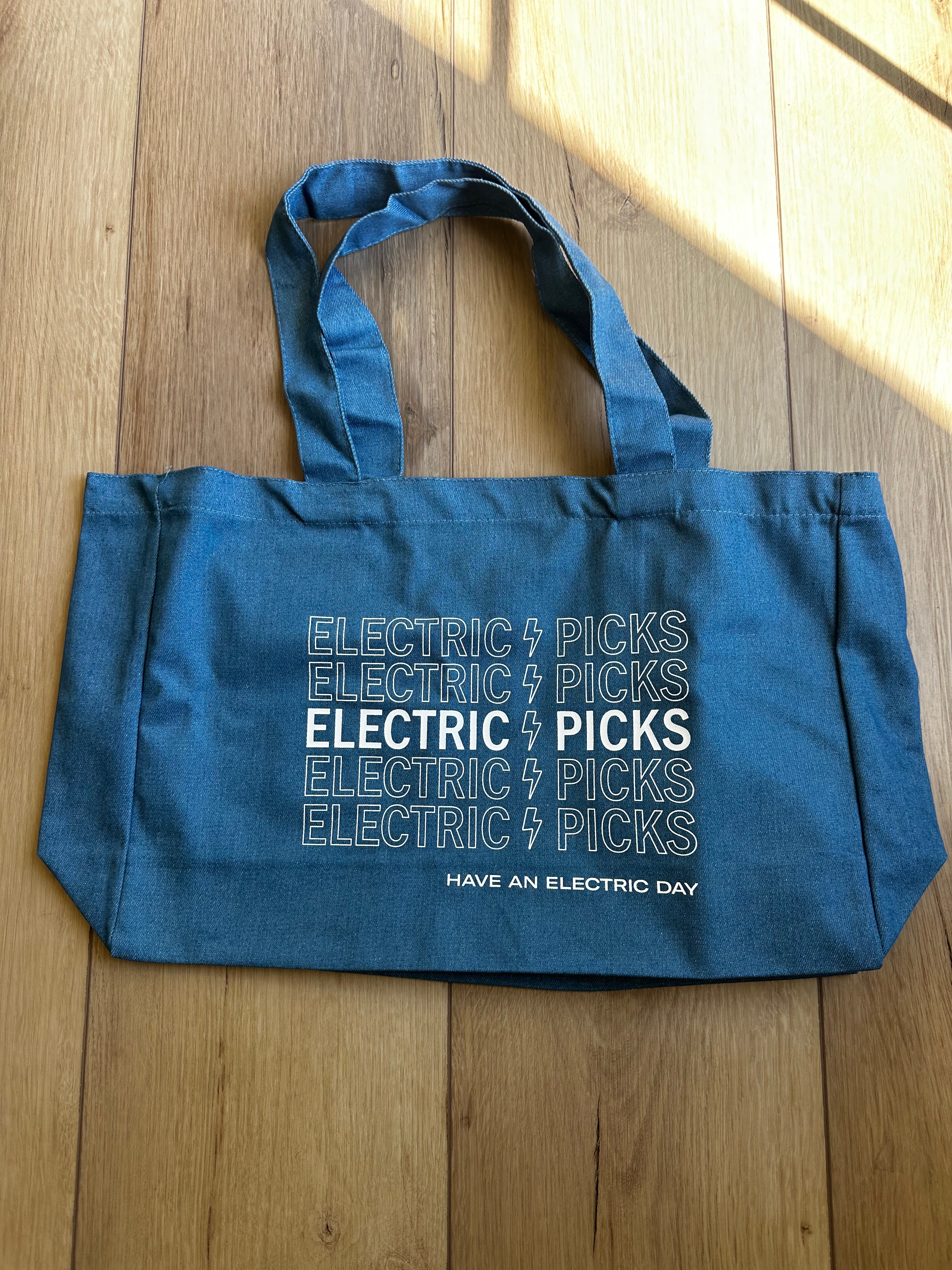 Blue Tote Bag