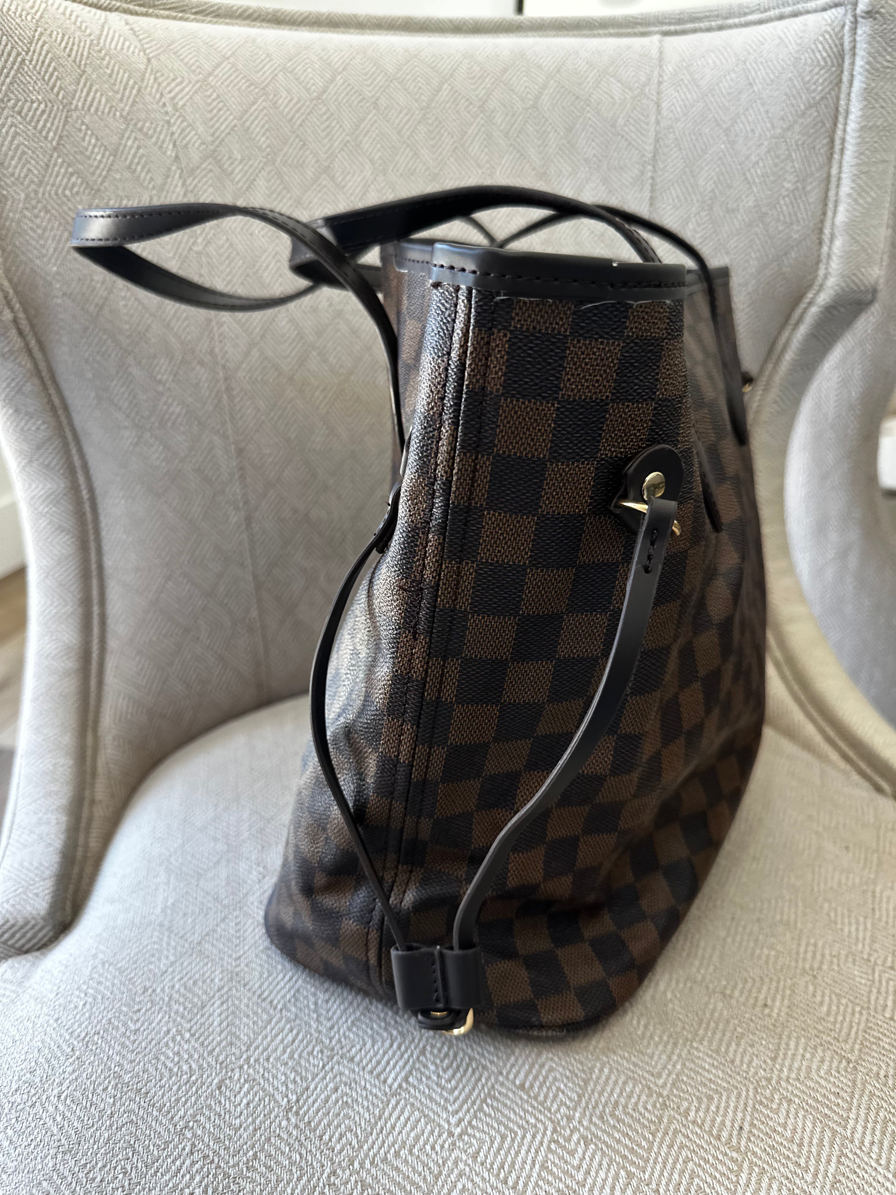 Brown Checkered Tote Bag Designer Inspired