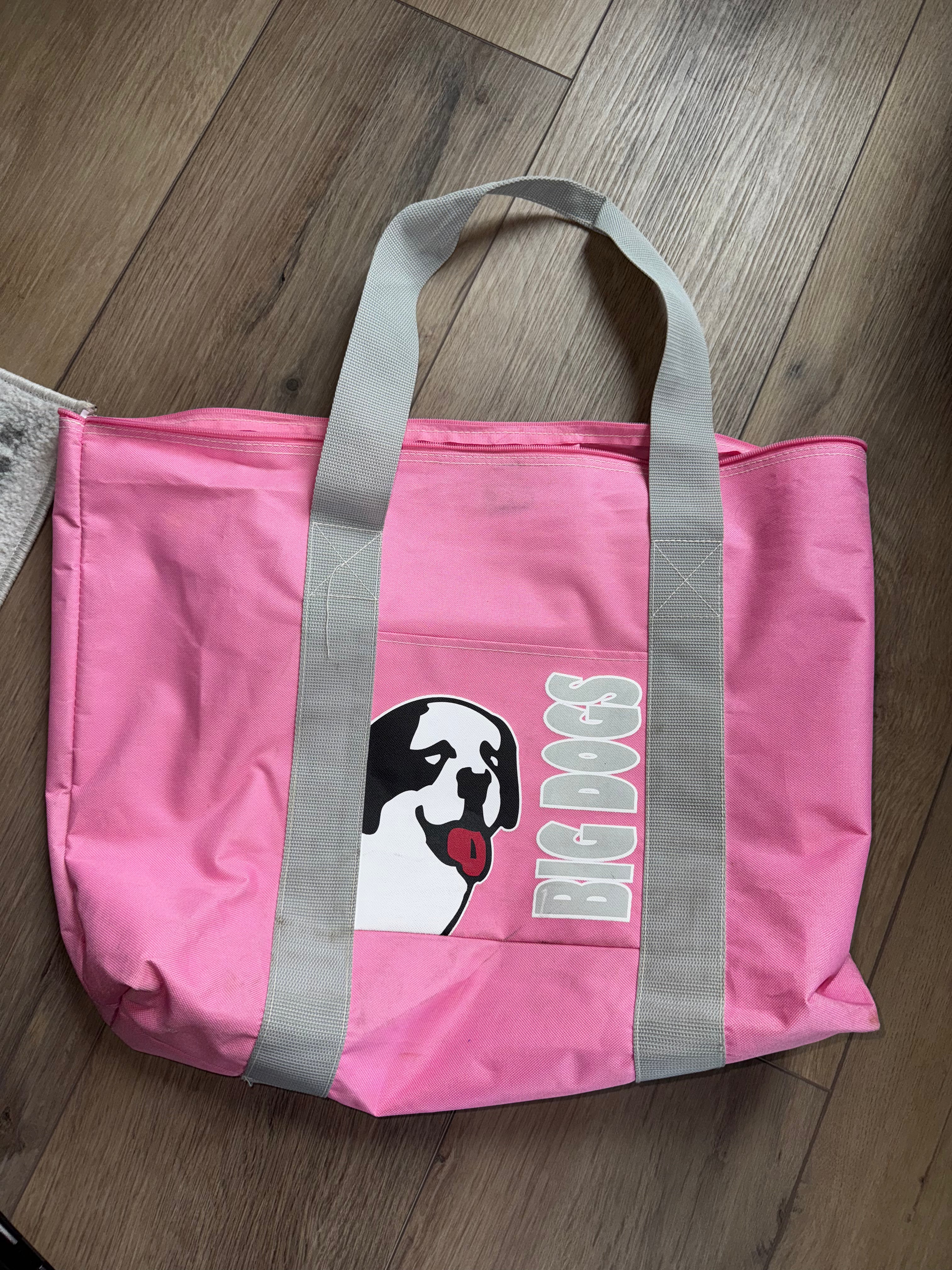 Pink BIG DOGS Tote Bag