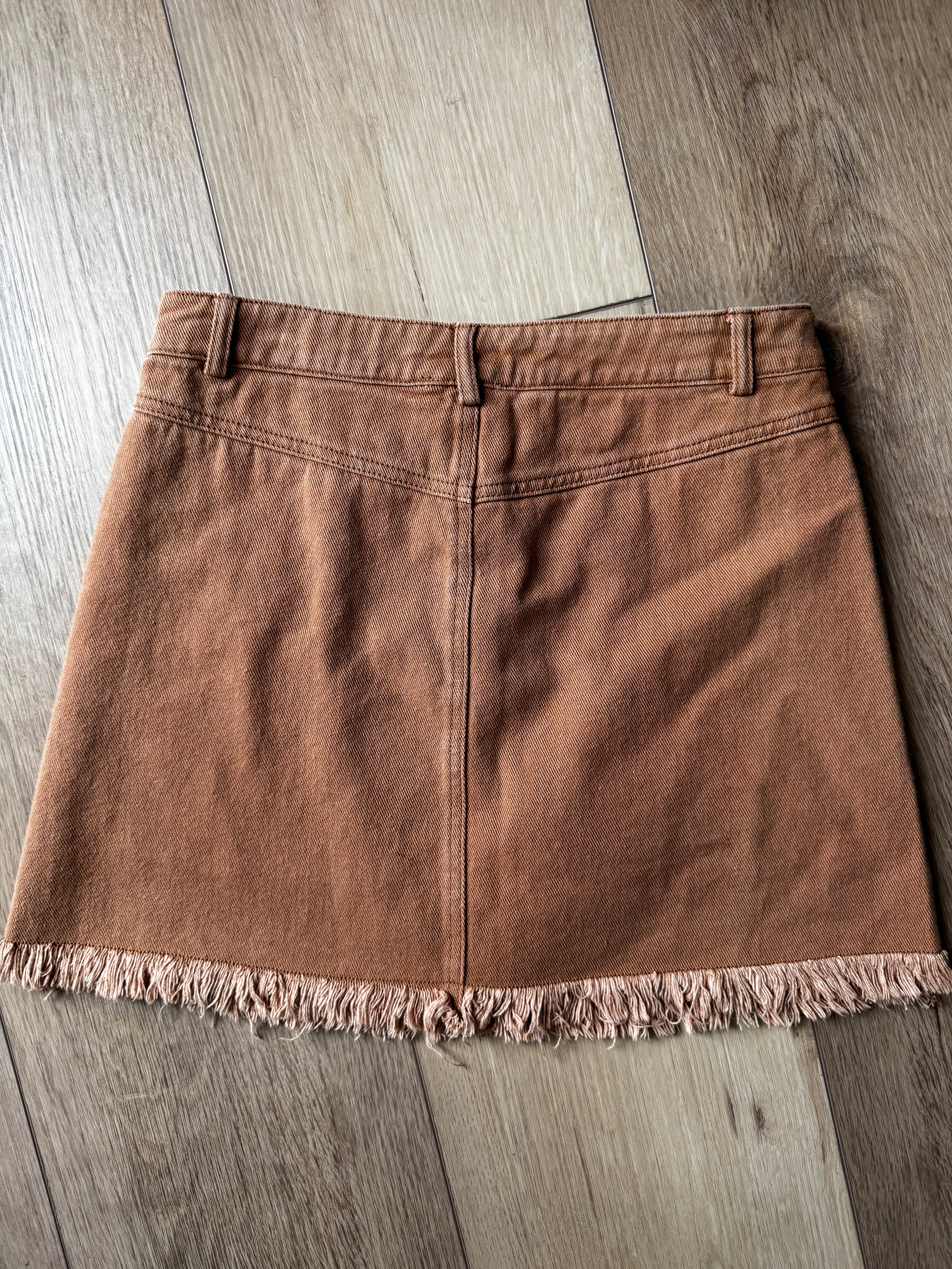 Sand Jean Skirt by Pink Lily (Size: M)