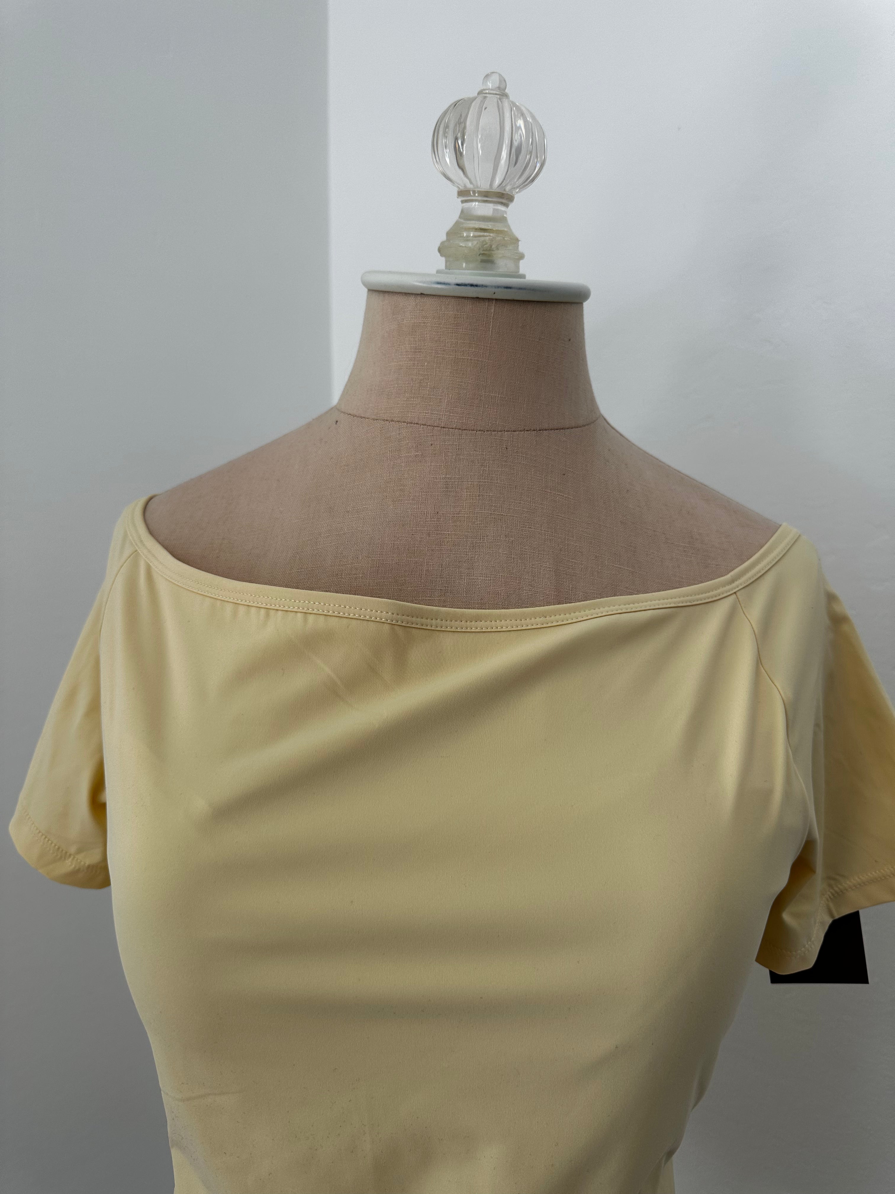 Yellow Off The Shoulder (SIze Medium)