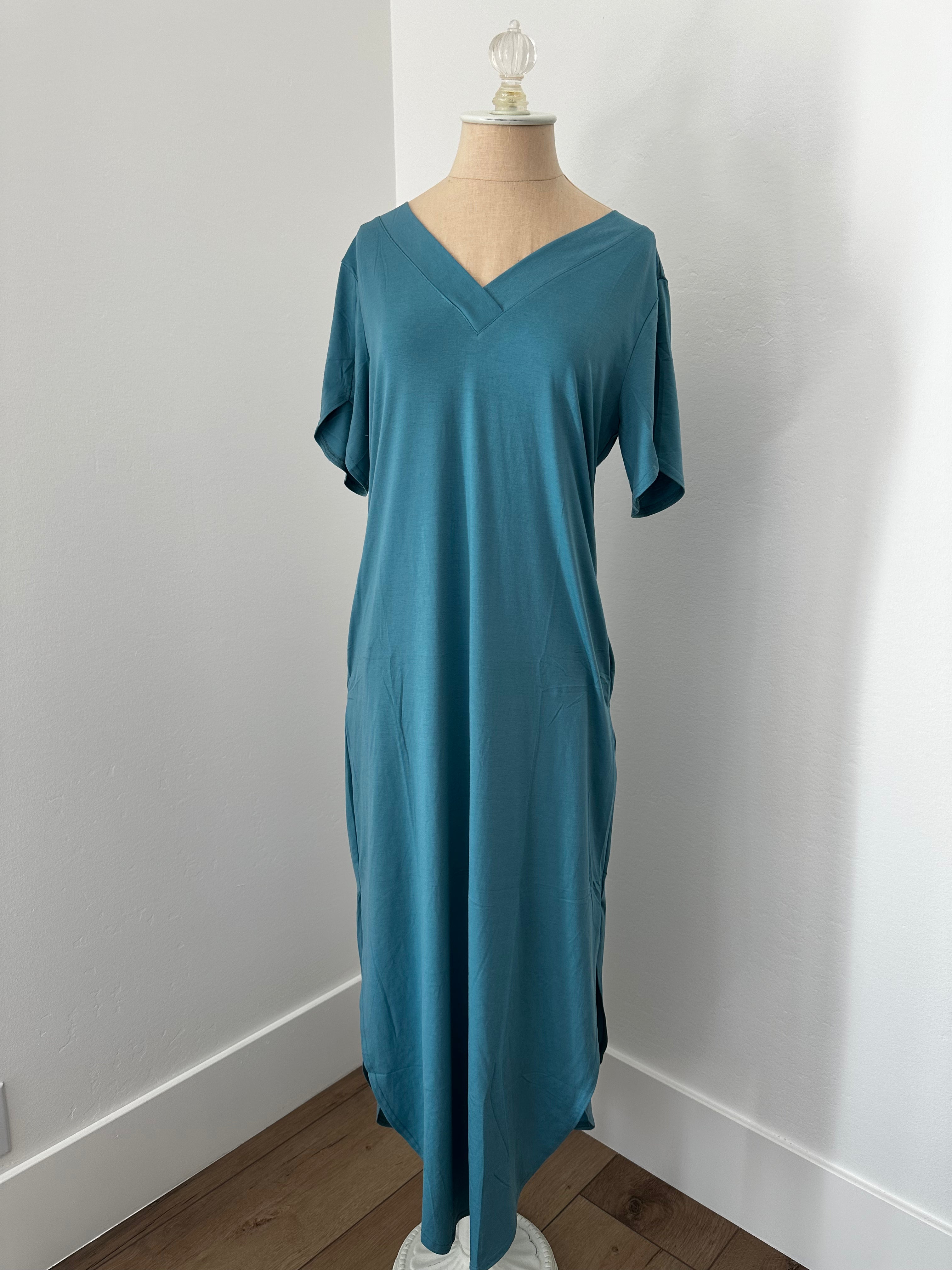 Blue Maxi Dress (SIze Small)