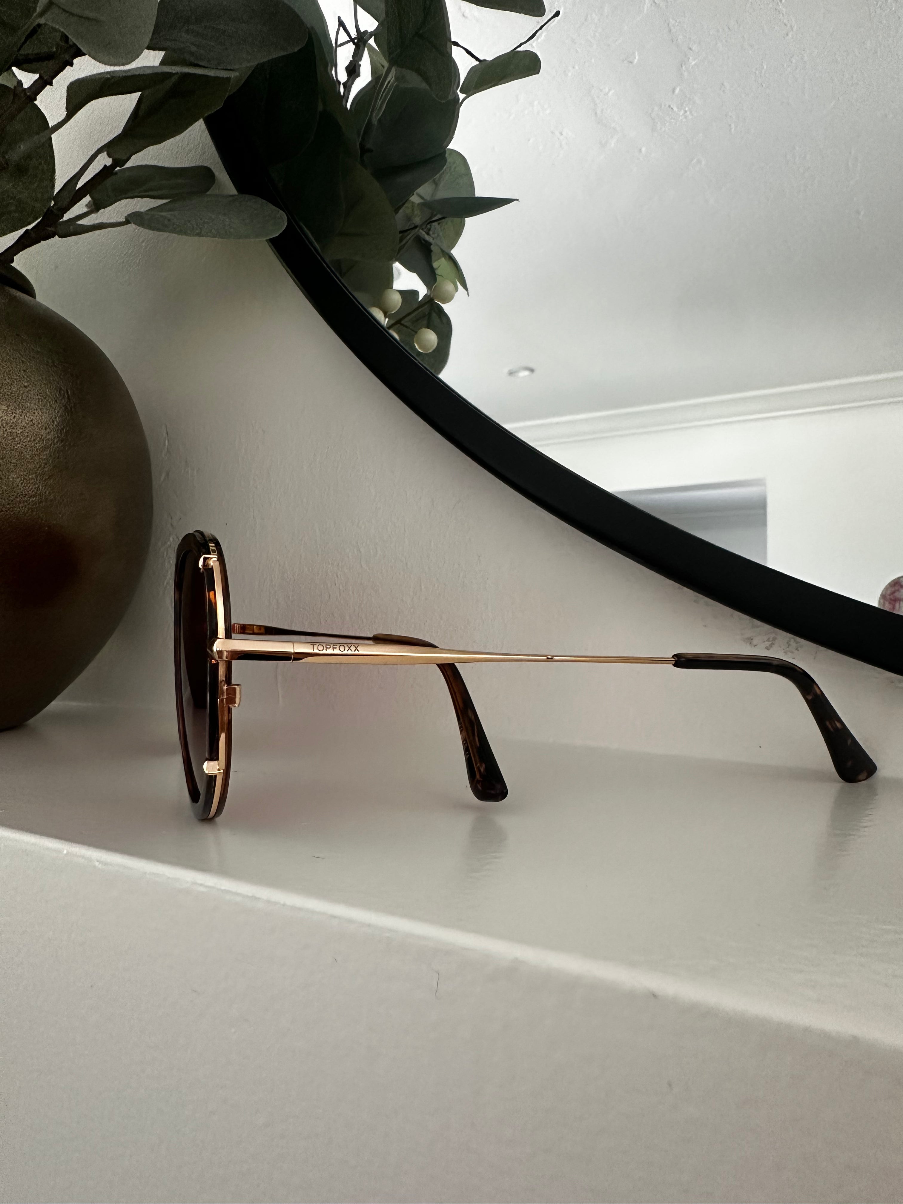 Red Aviator Topfoxx Sunglasses