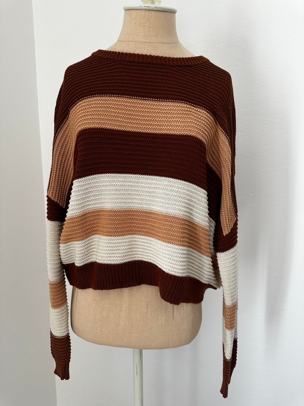Brown Multicolor Sweater (SIze Small)