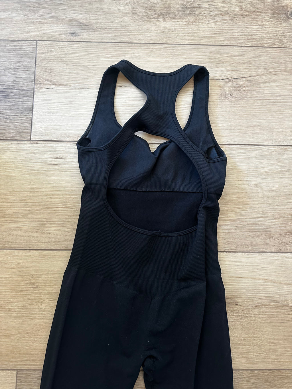 Black Workout One Piece  (Size Medium)