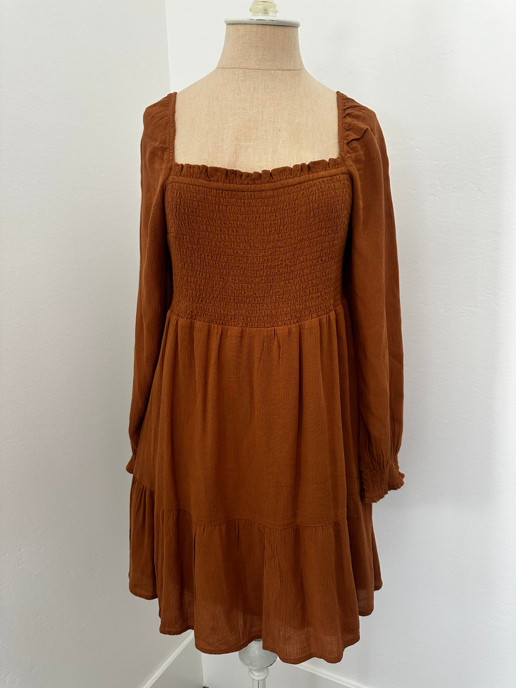 Burnt Orange Abercombie Dress (SIze Large)