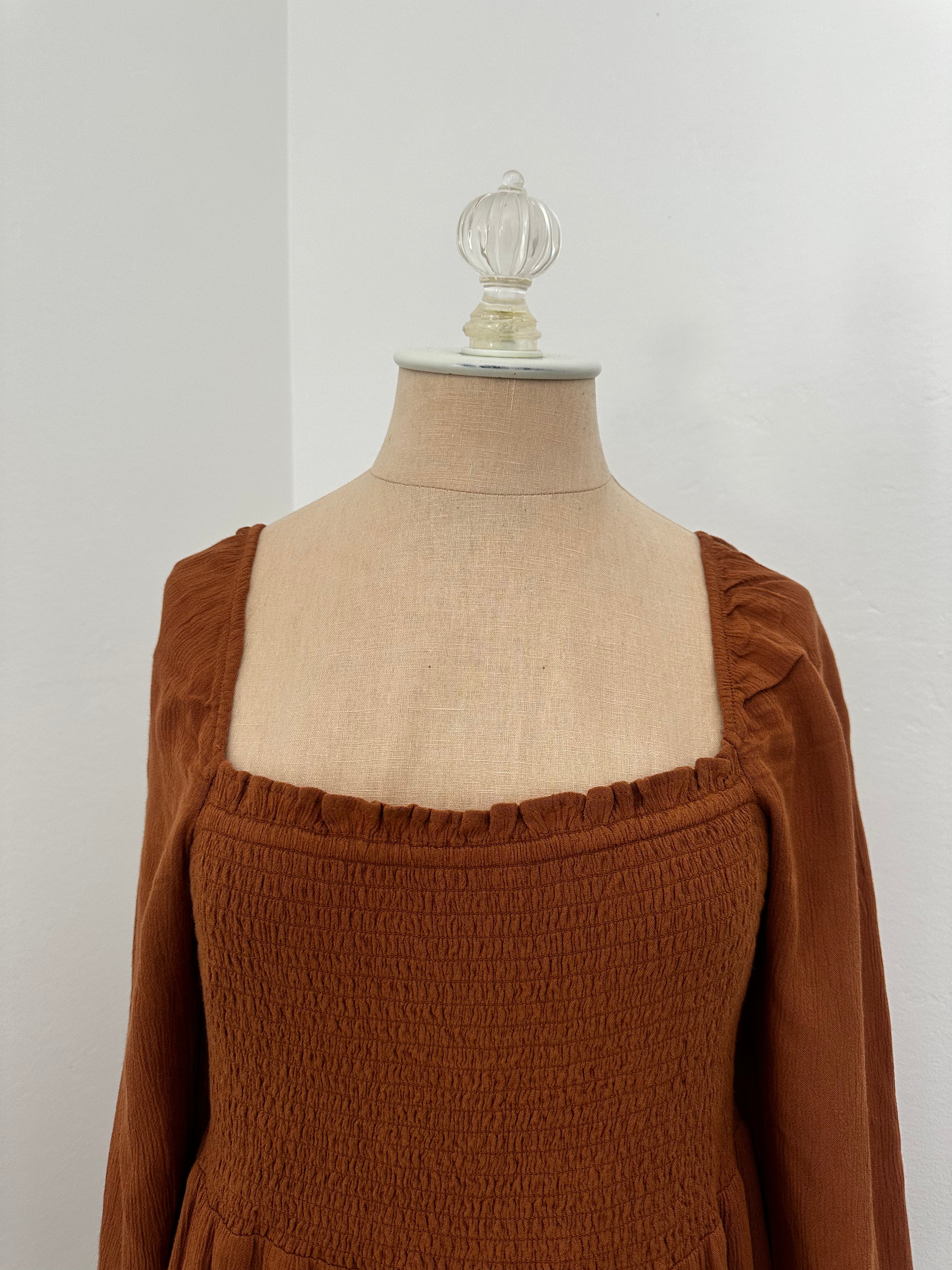Burnt Orange Abercombie Dress (SIze Large)