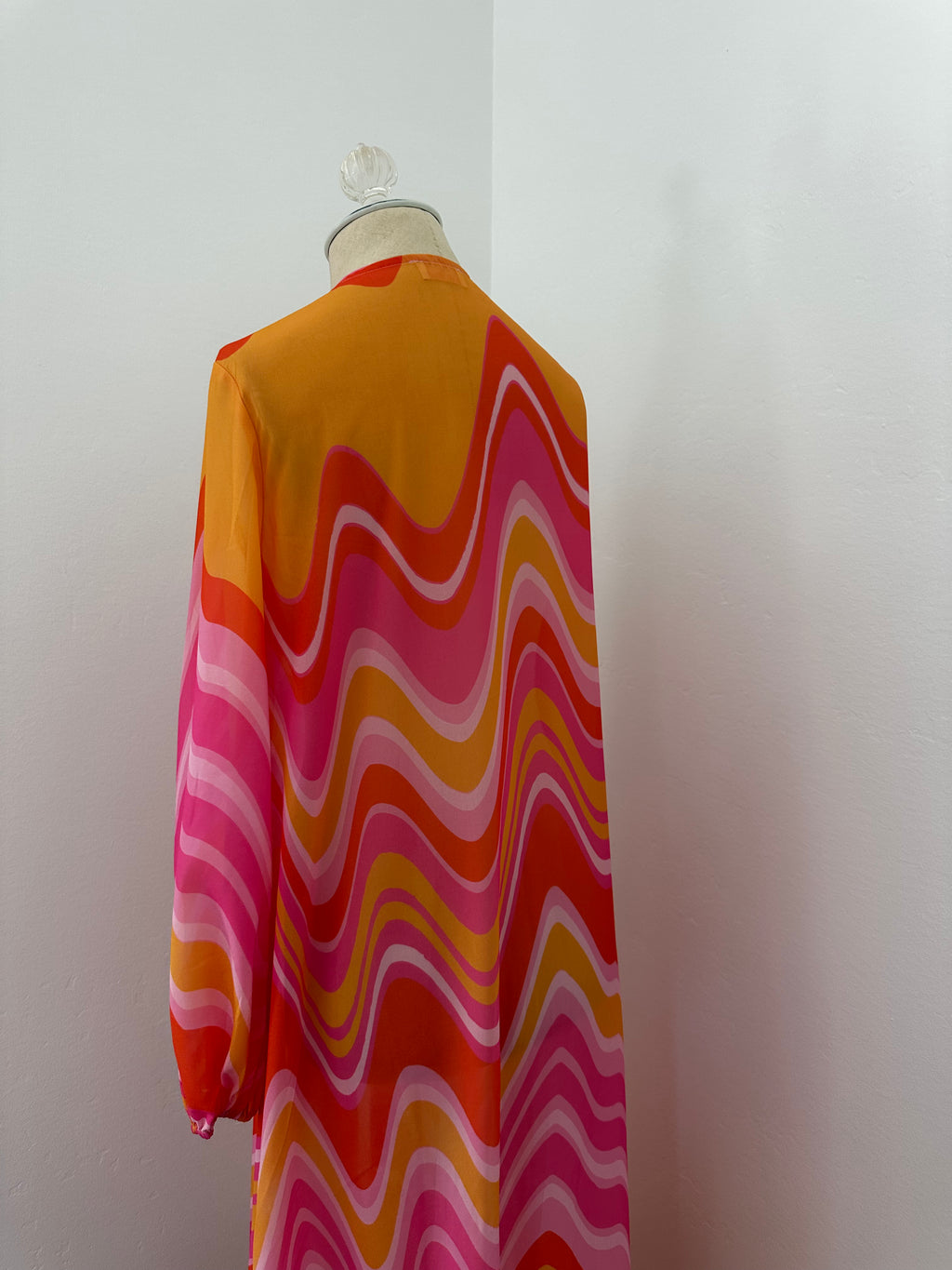 Pink Multicolor Cover Up (Size Small)