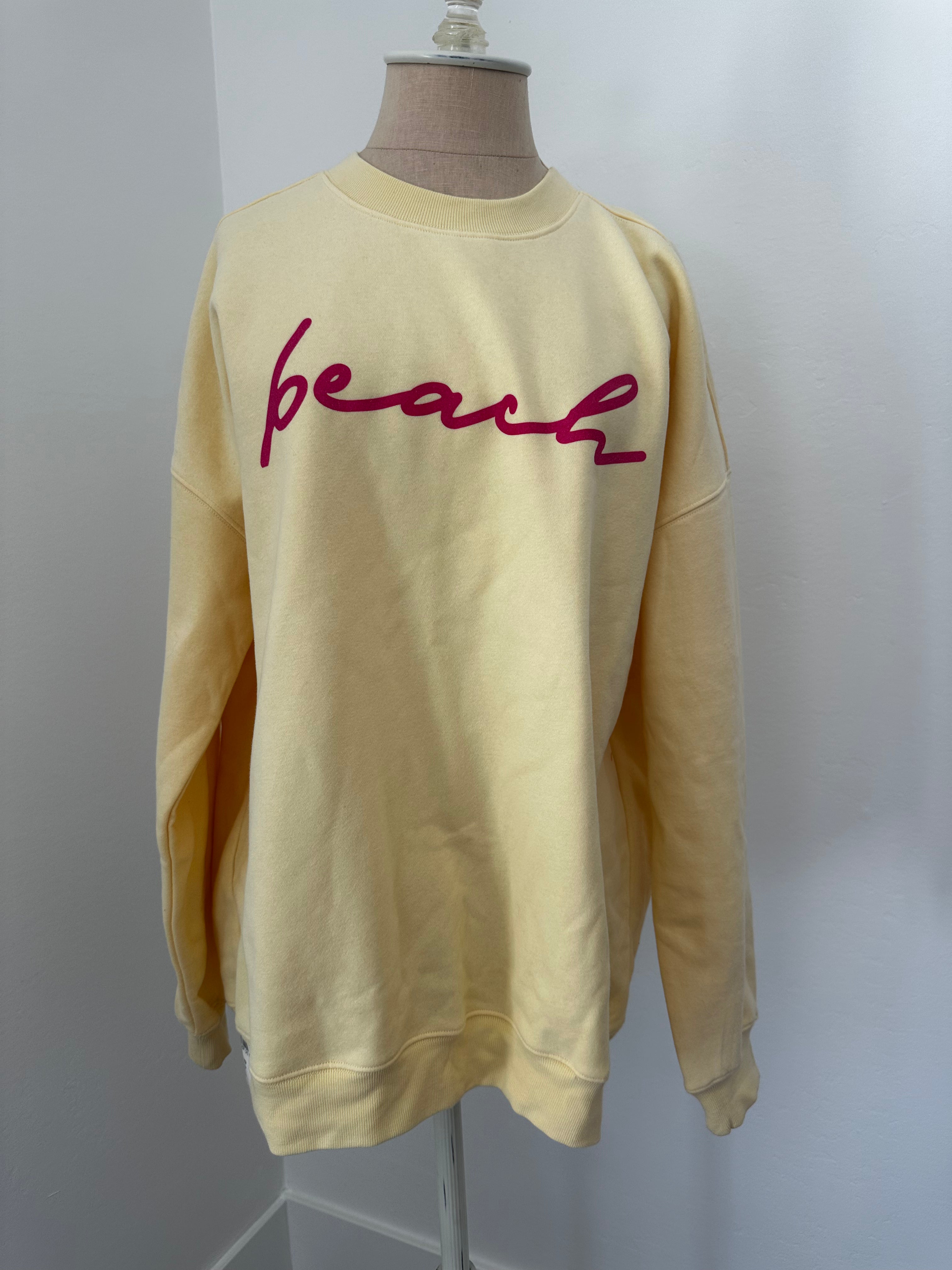 Yellow Beach Sweater New With Tag (SIze Medium)