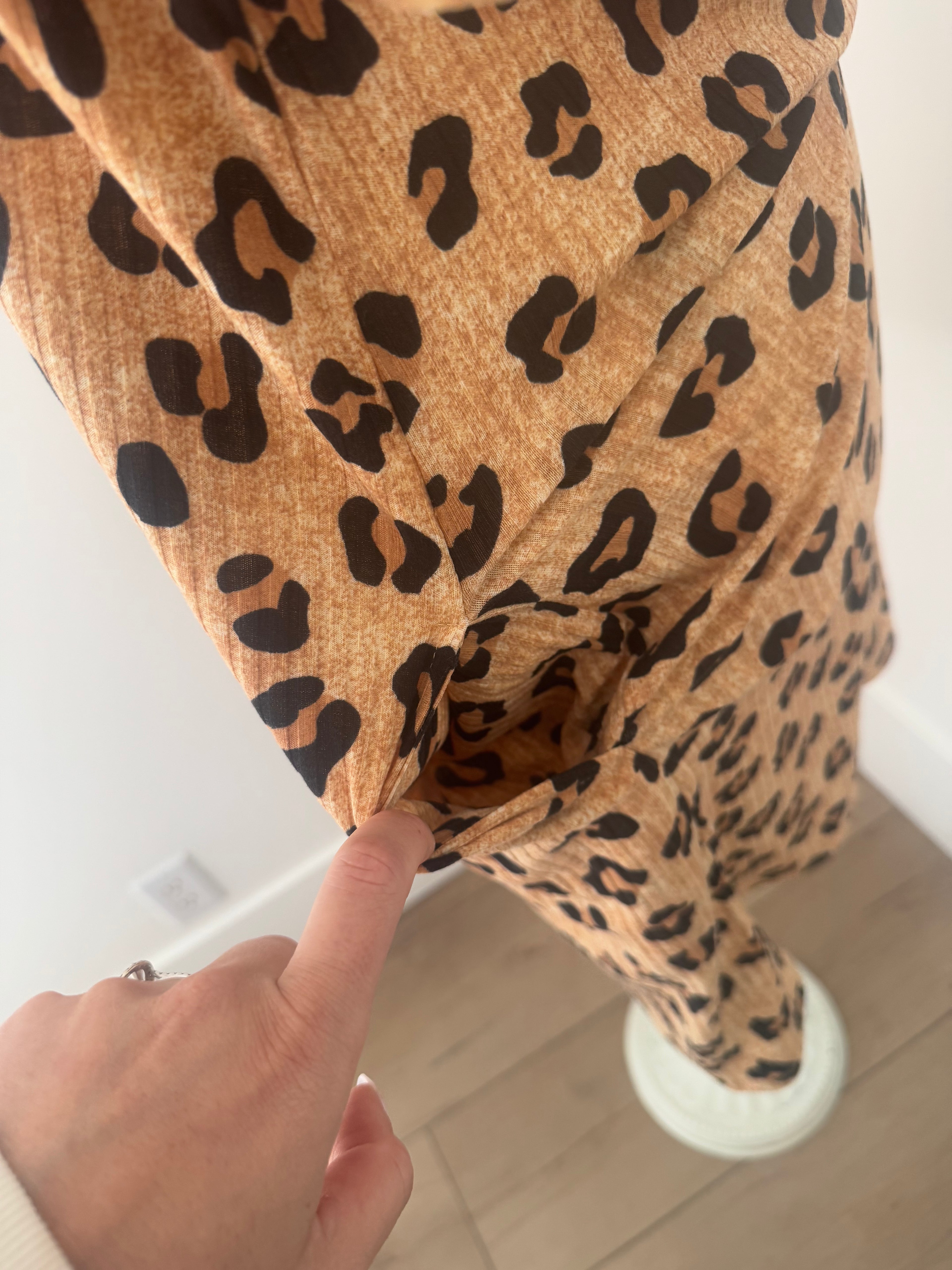 Cheetah Print Dress (Size: M)