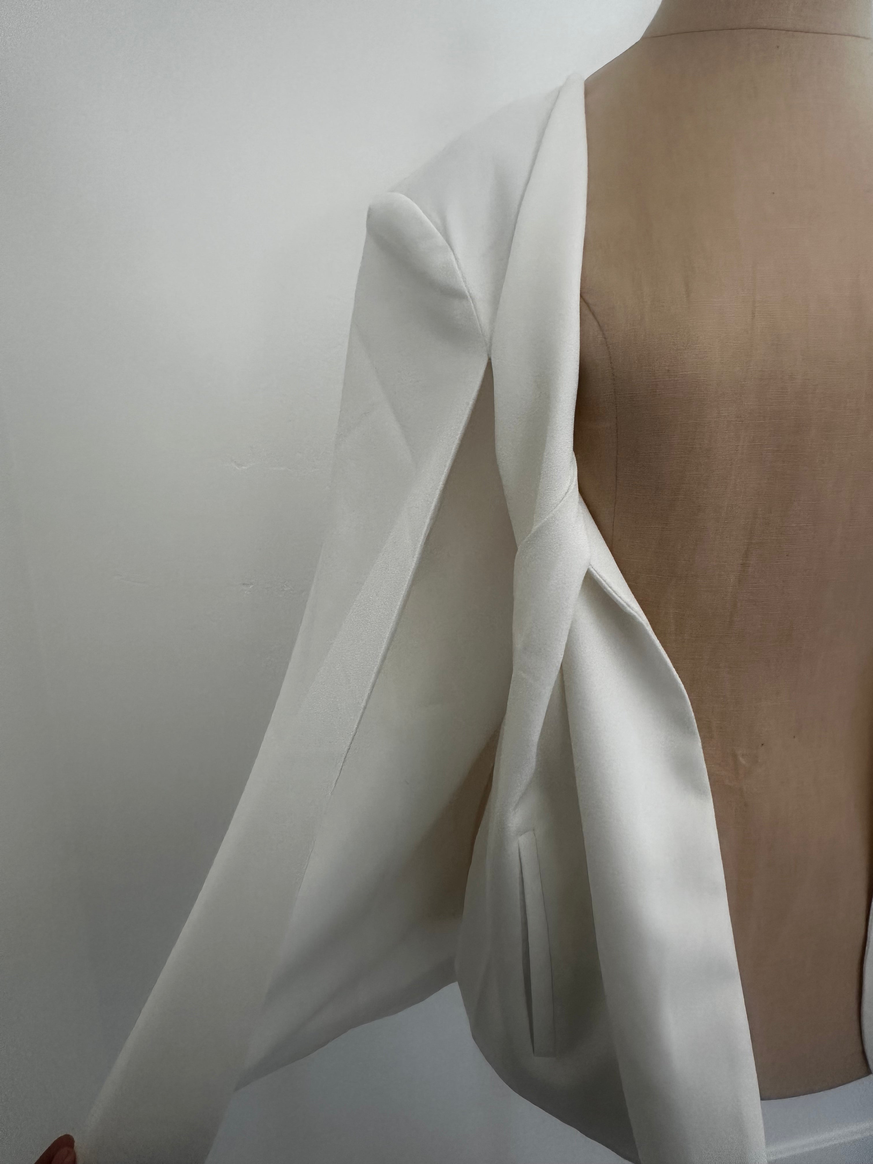 White Cape Blazer (Size Large)