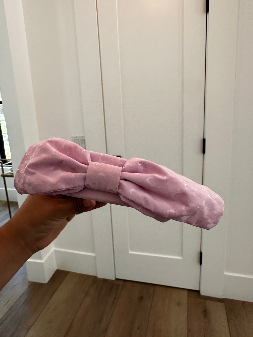 Pink Bow Adorned Headband