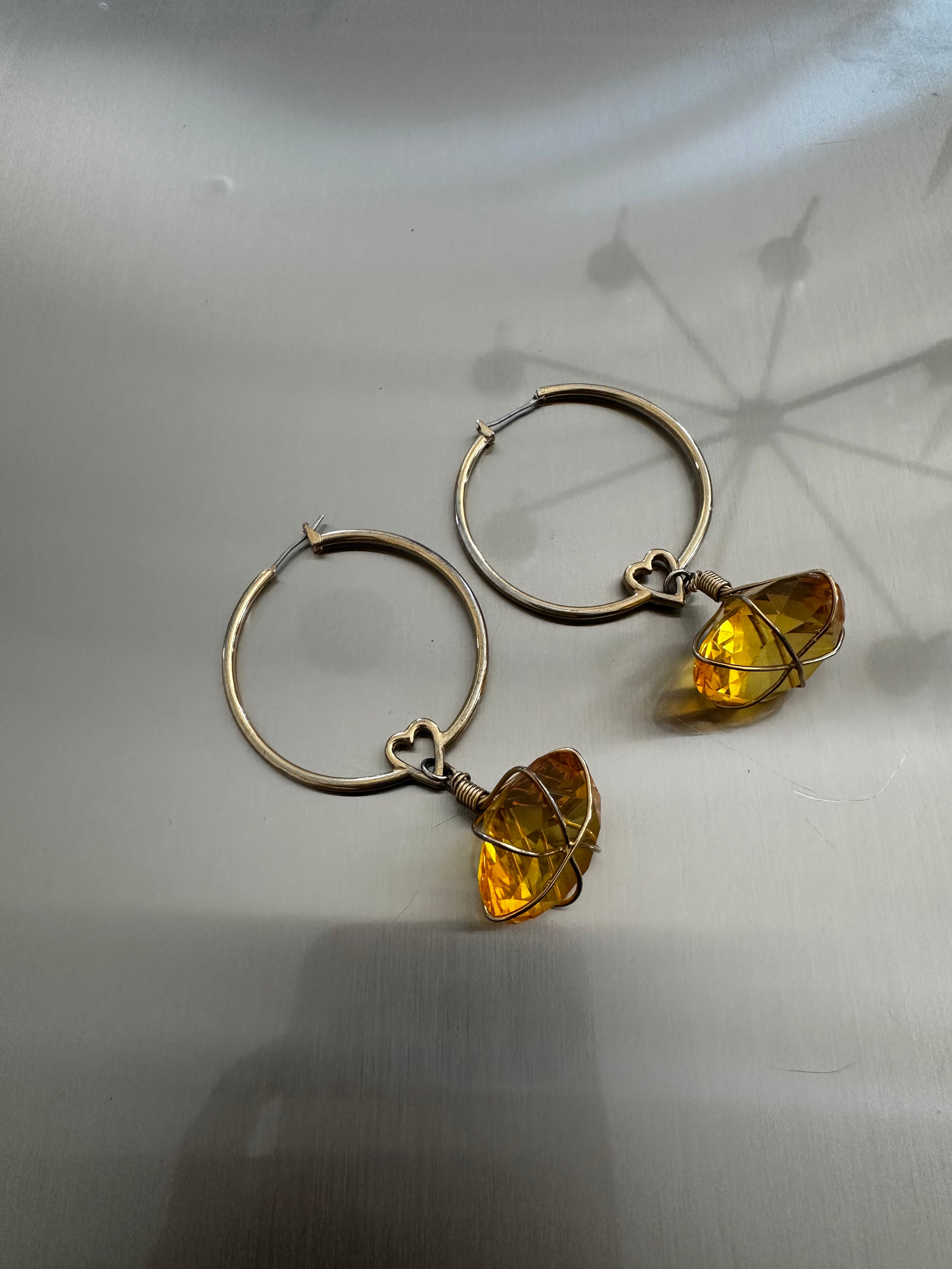 Dangle Hoop Earrings