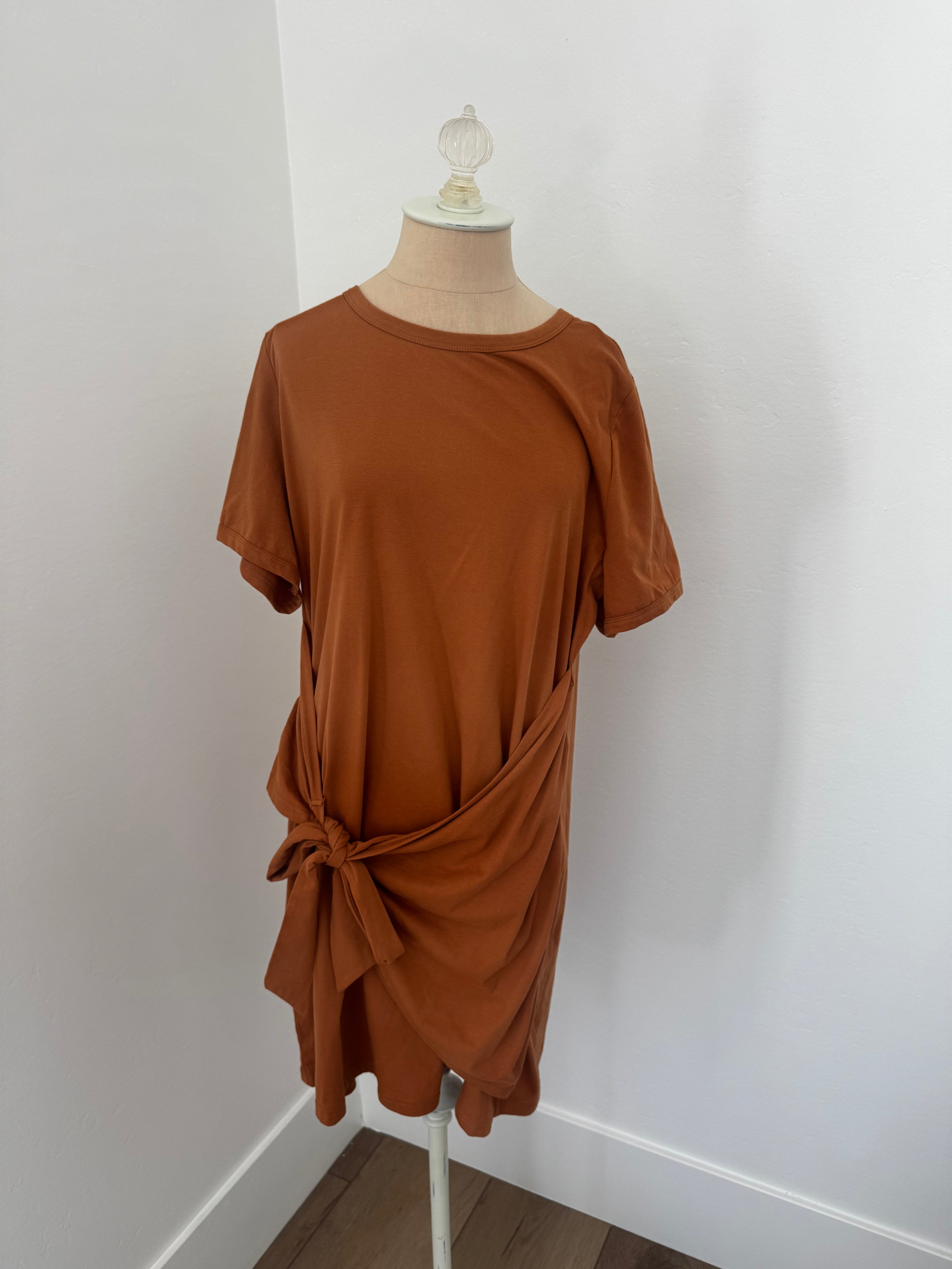 Tan Dress (Size: XL)