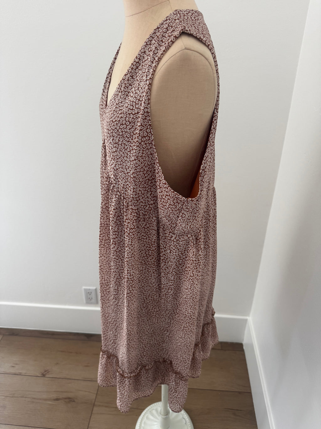 Daisy Pattern Dress (Size: XL)