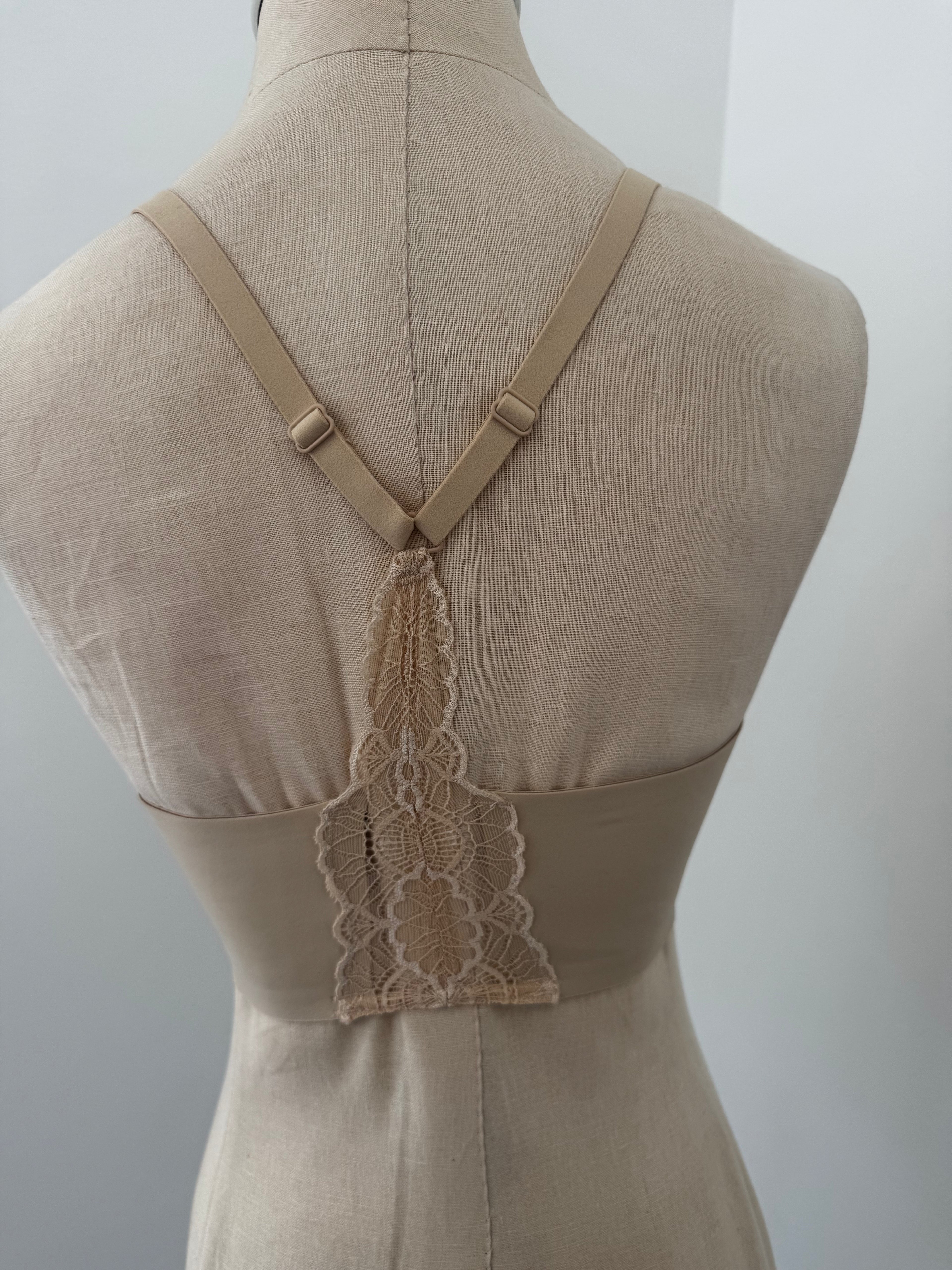 Nude Racerback Bra (Size: Small)