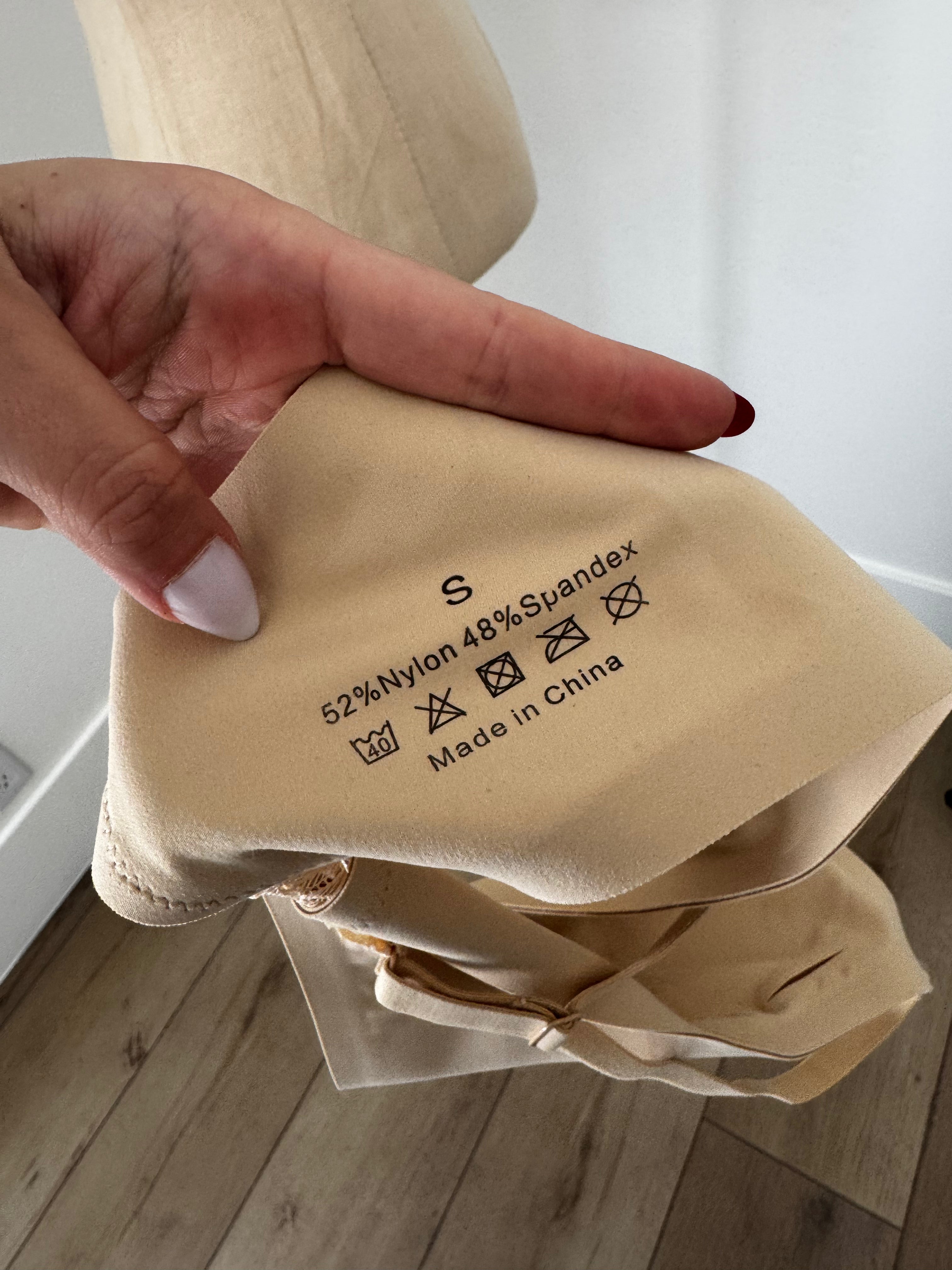 Nude Racerback Bra (Size: Small)
