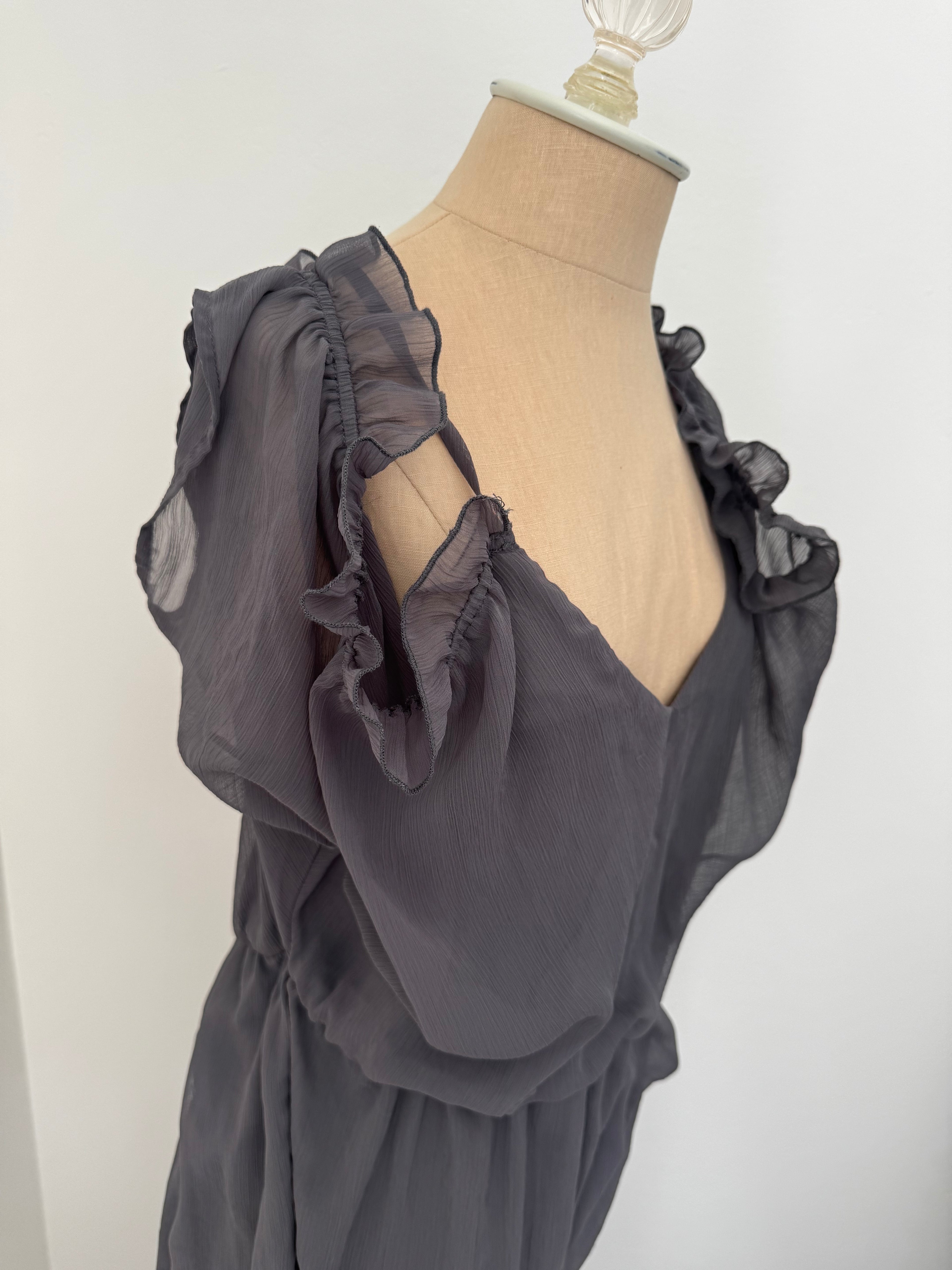 Gray Romper (Size: L)