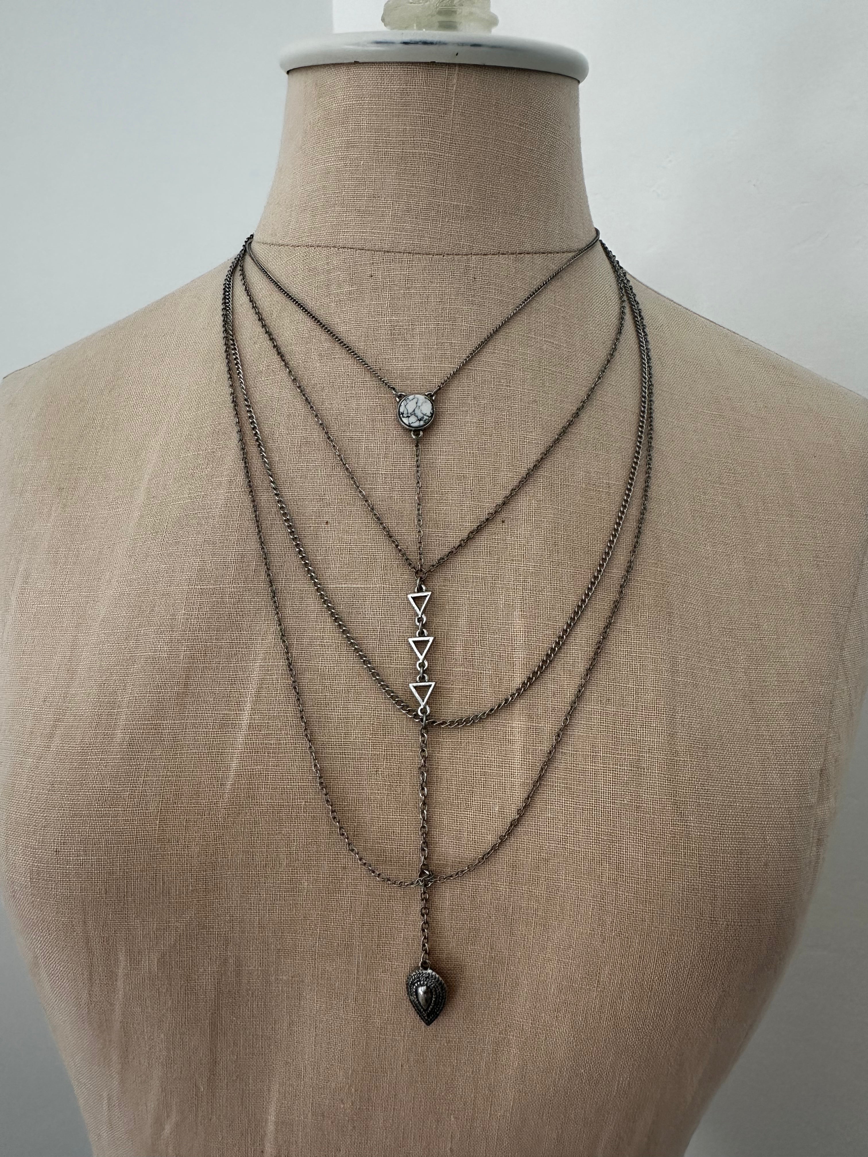 Layered Charm Necklace