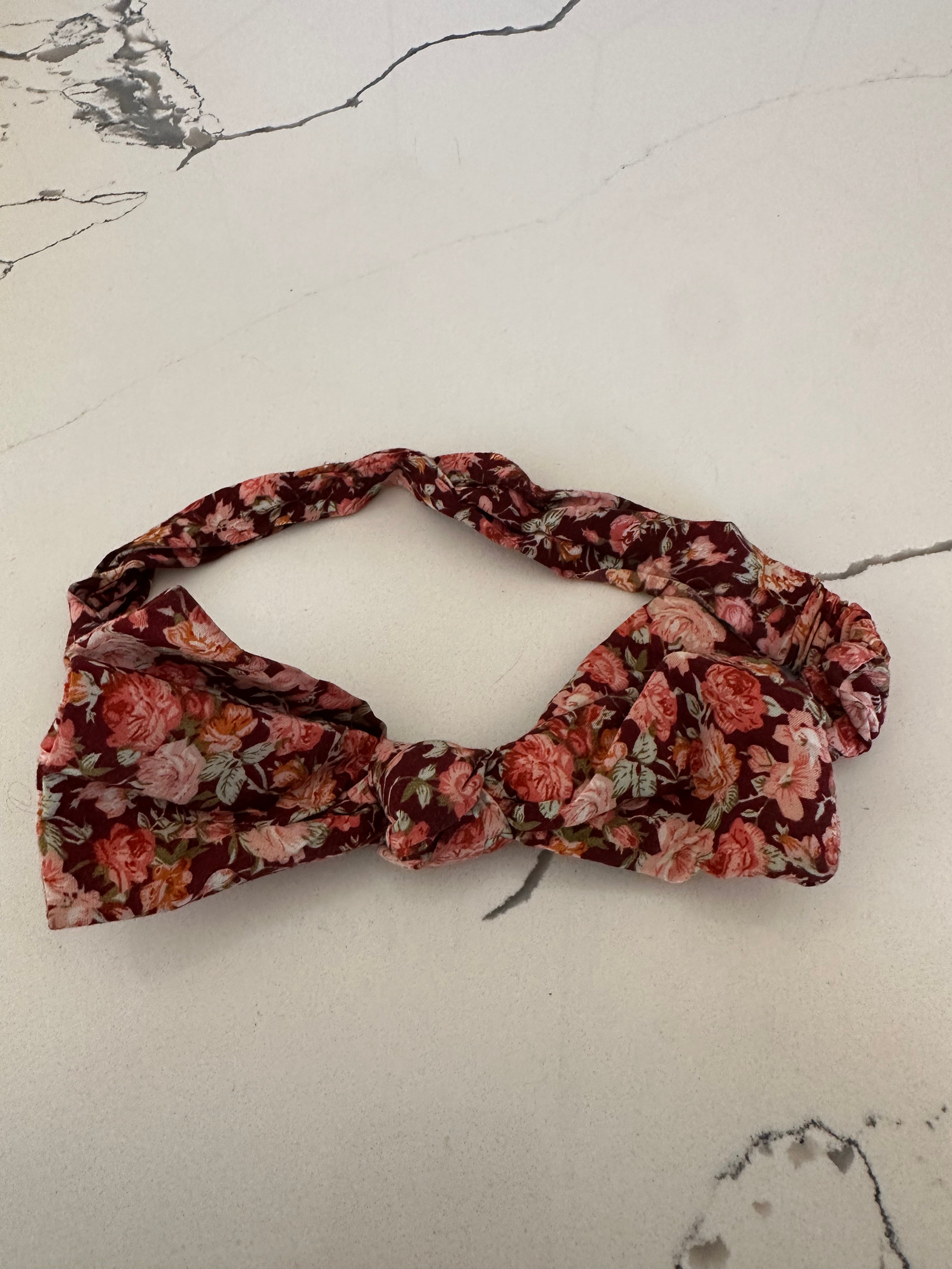 Floral Bow Headband