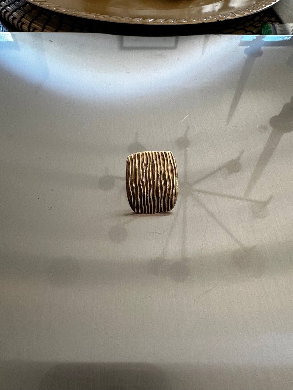 Round Square Ring Adjustable