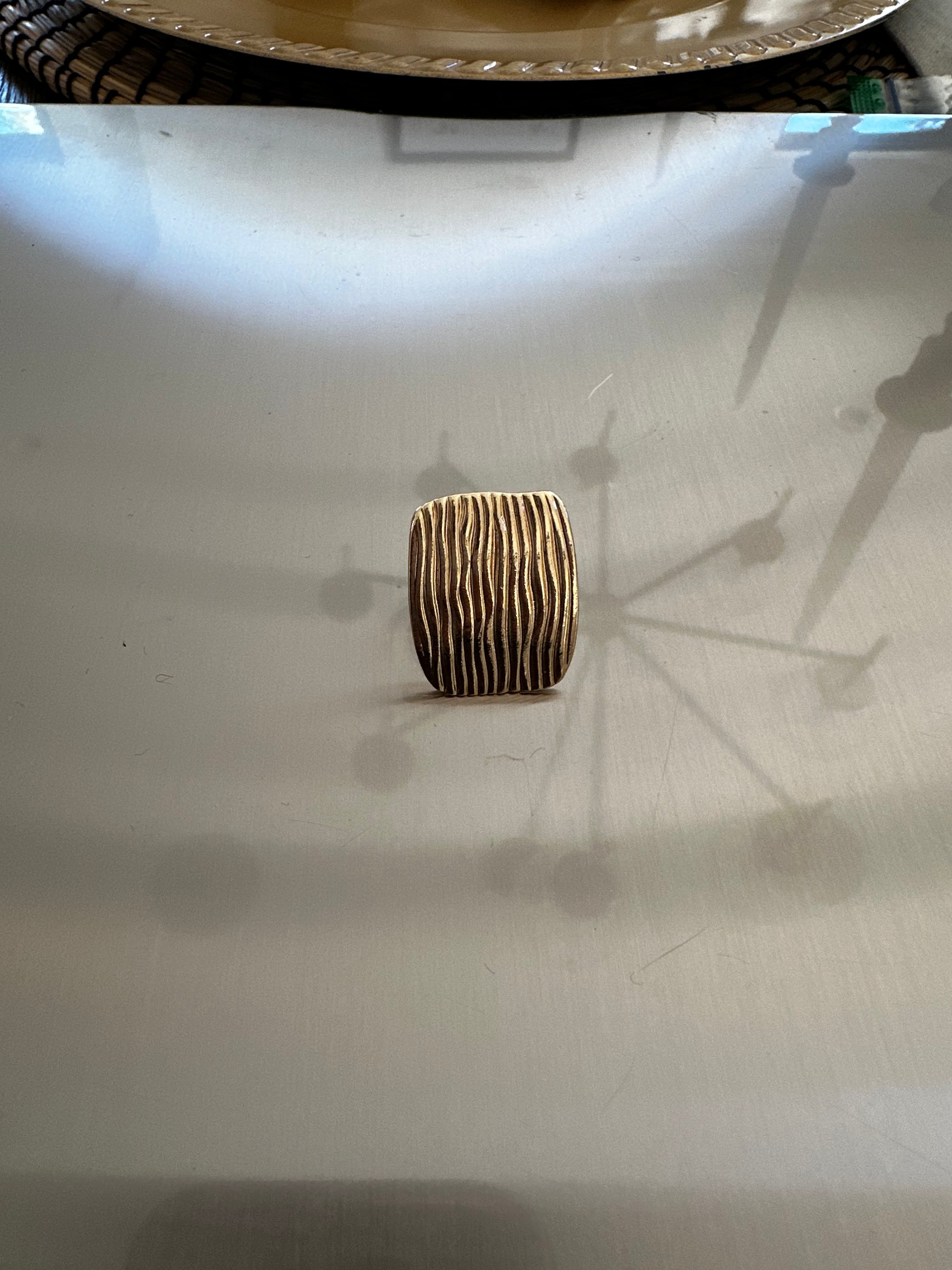 Round Square Ring Adjustable