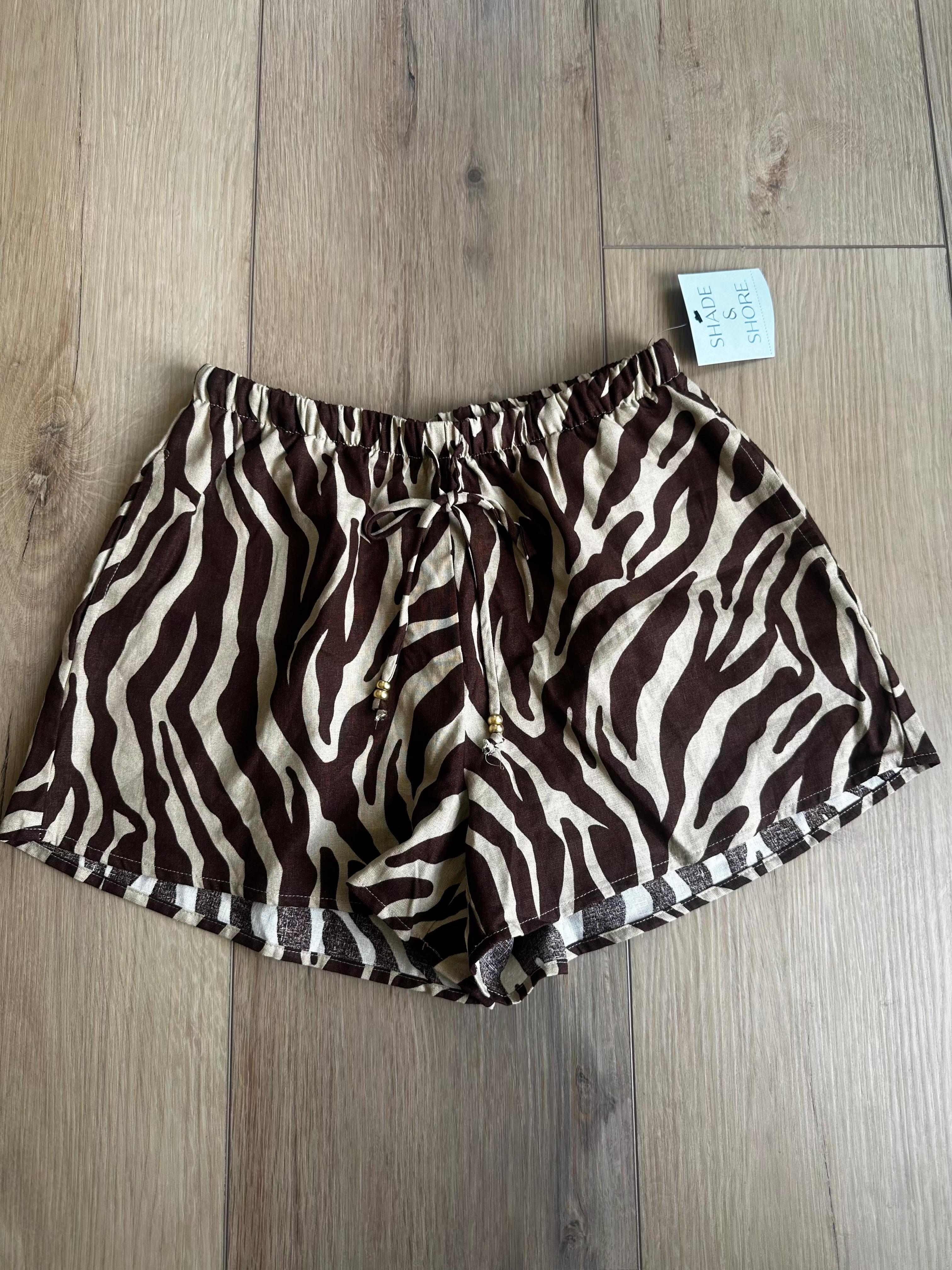 Zebra Print Shorts New (SIze xsmall)