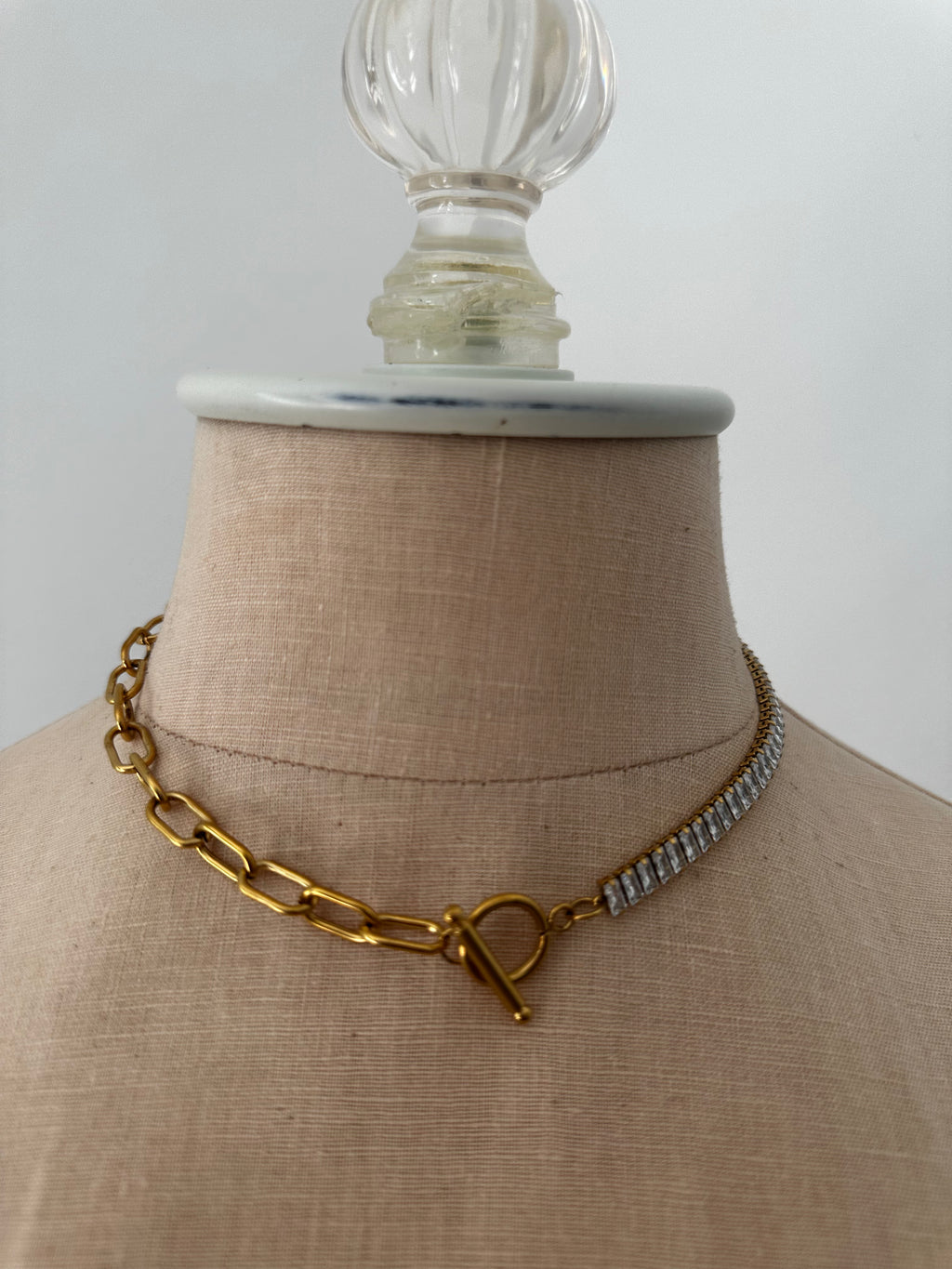 Baguette Chain Choker