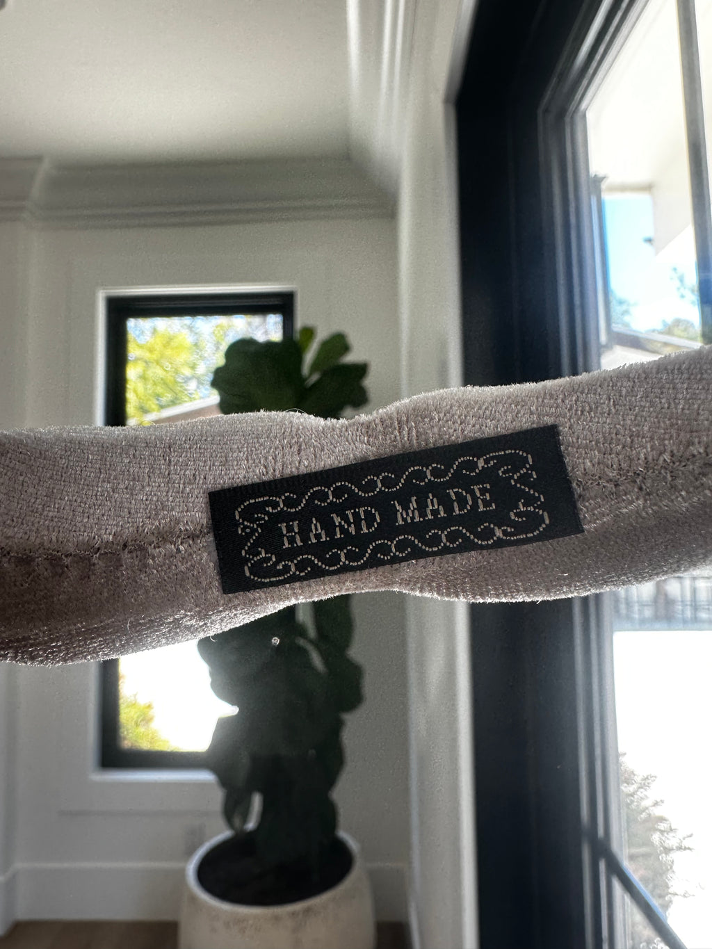 Gray Headband Hand Made