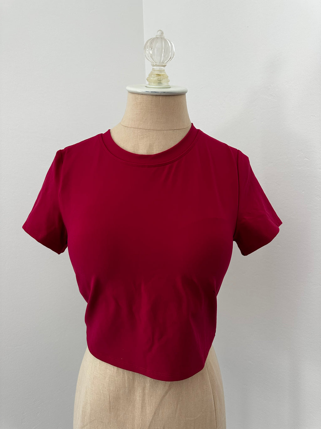 Magenta Workout Top (Size Large)