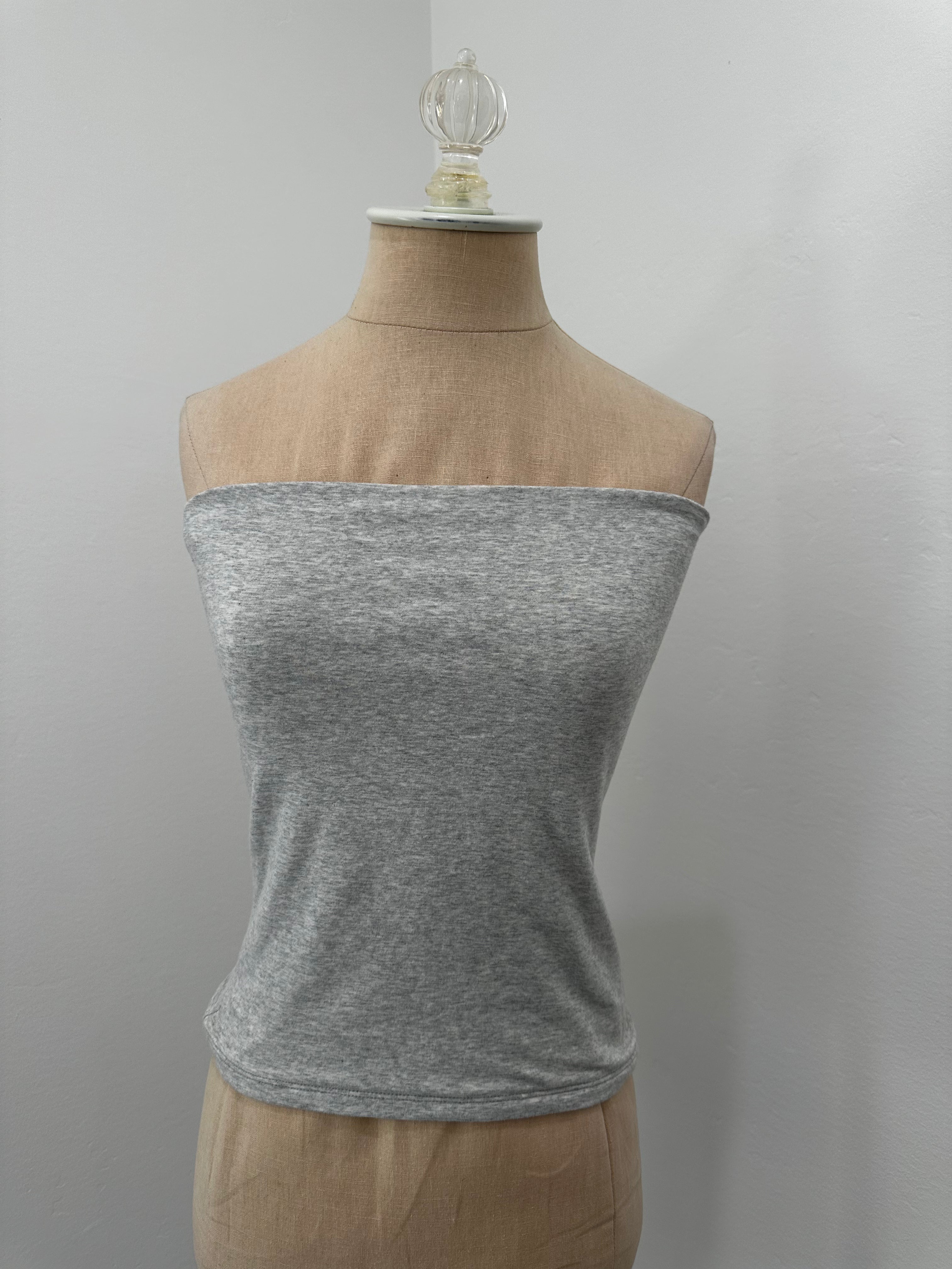 Gray Abercrombie Tube Top (Size Medium)