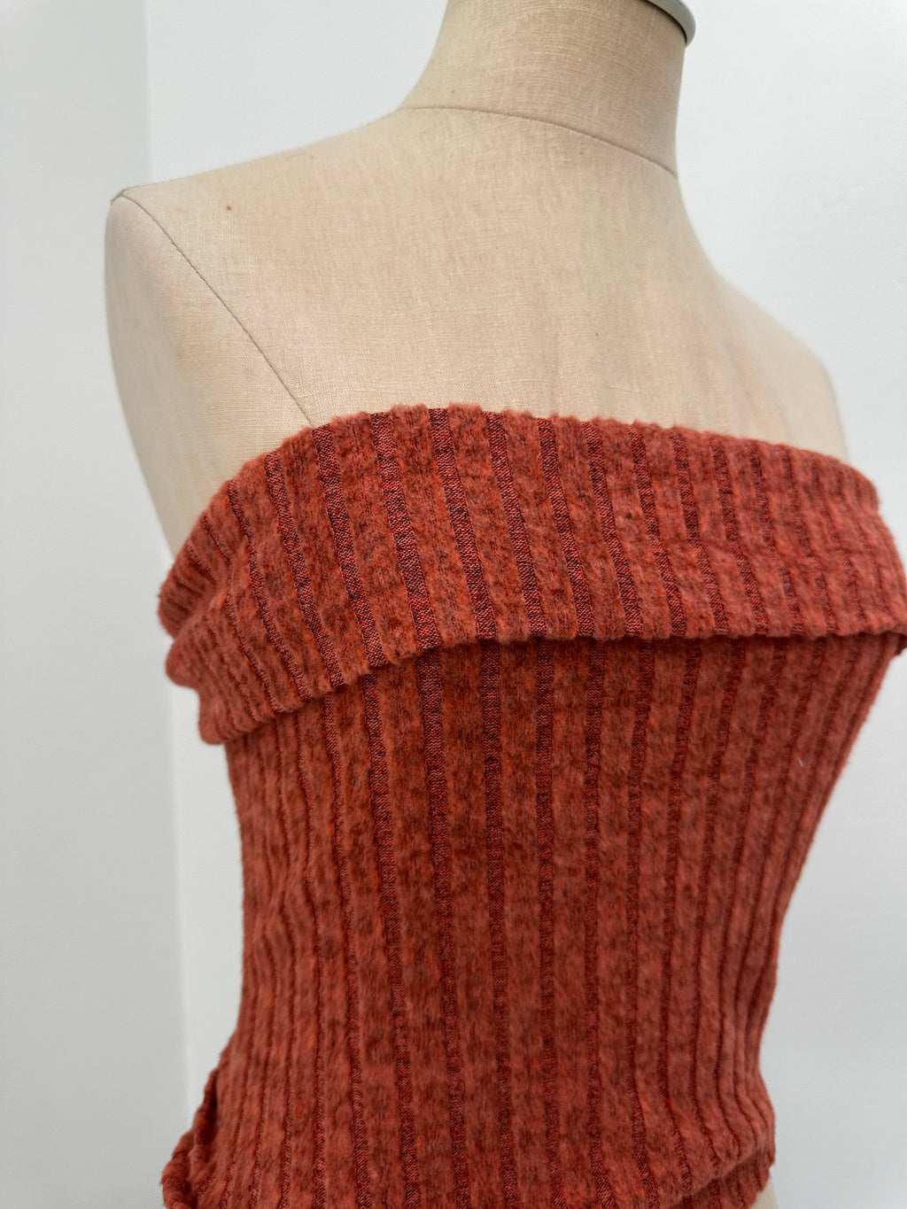 Burnt Orange Tube Top (Size Small)