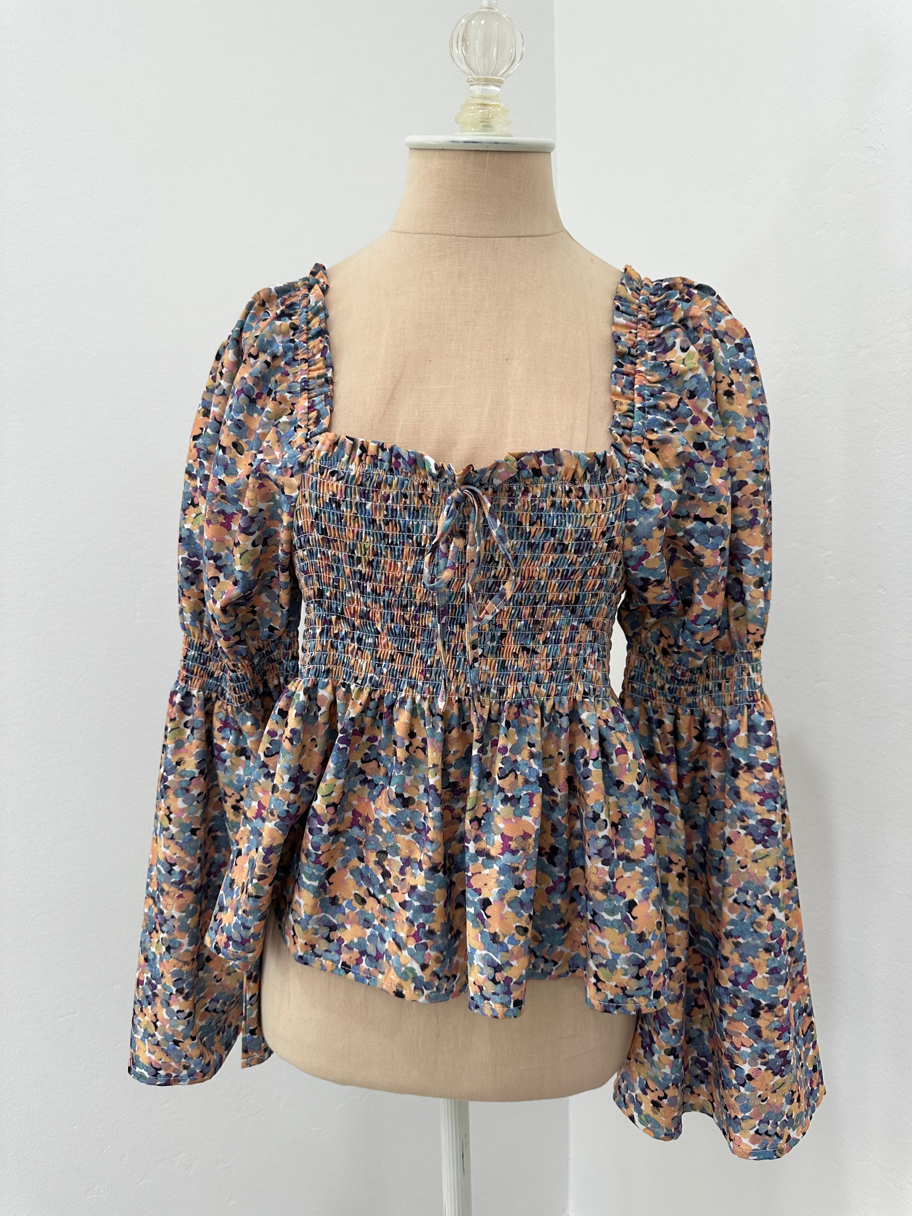 Floral Long Sleeve (Size Medium)